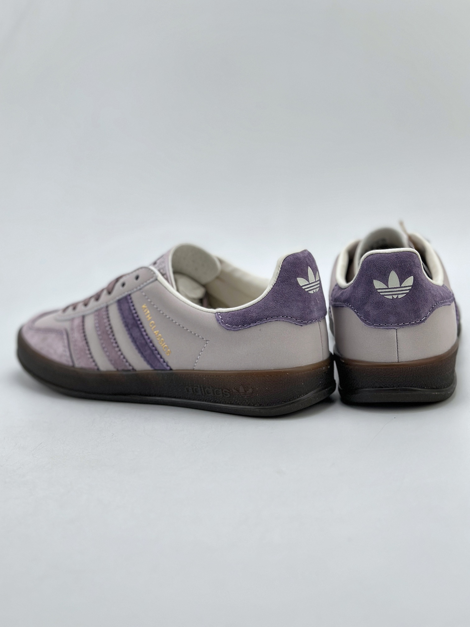 180 adidas Originals Gazelle INdoor x KITH 紫色 三叶草休闲防滑耐磨低帮板鞋 IH0120