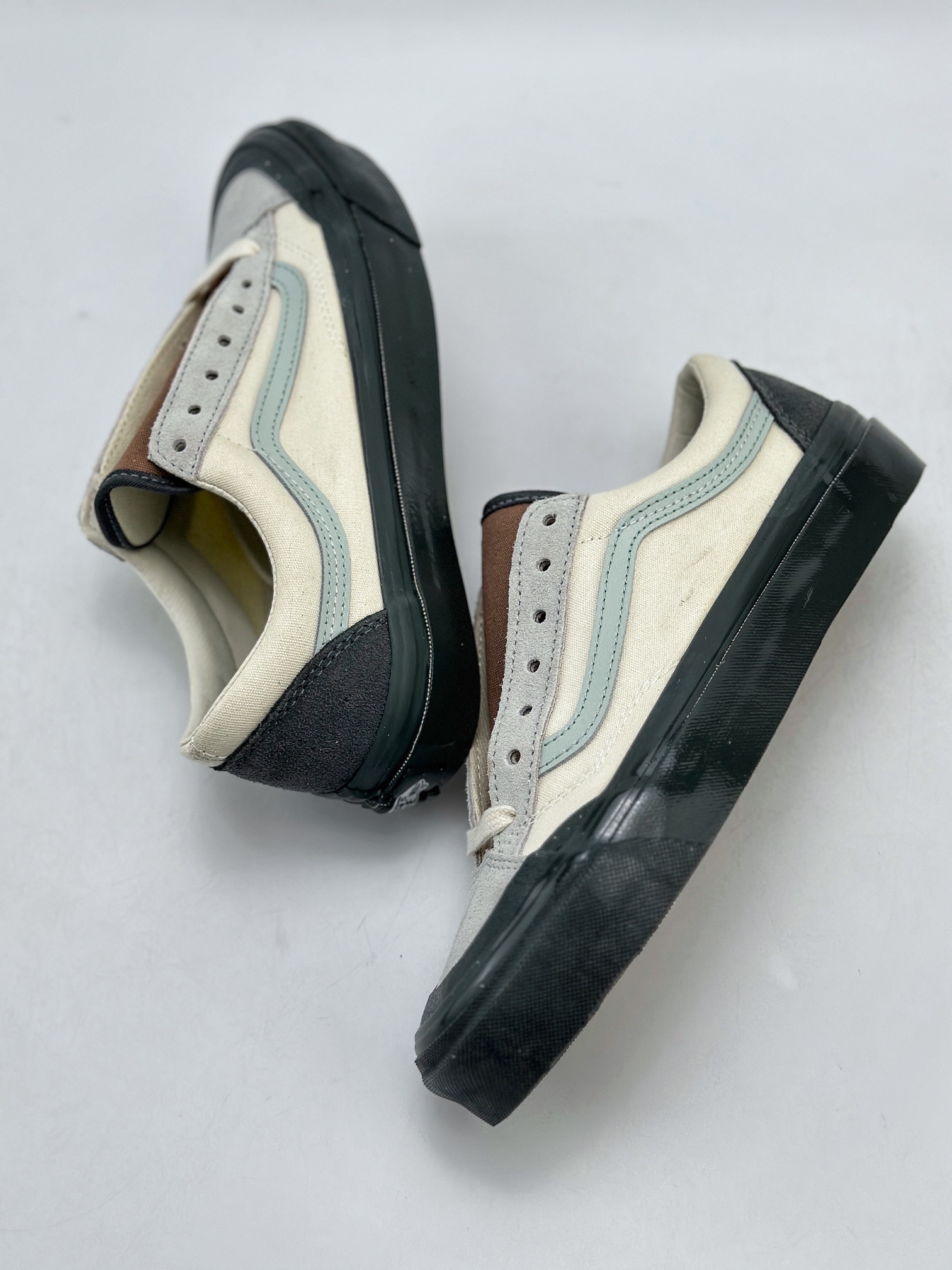 160 Vans Style 小地球环保系列 黑色生胶底 清