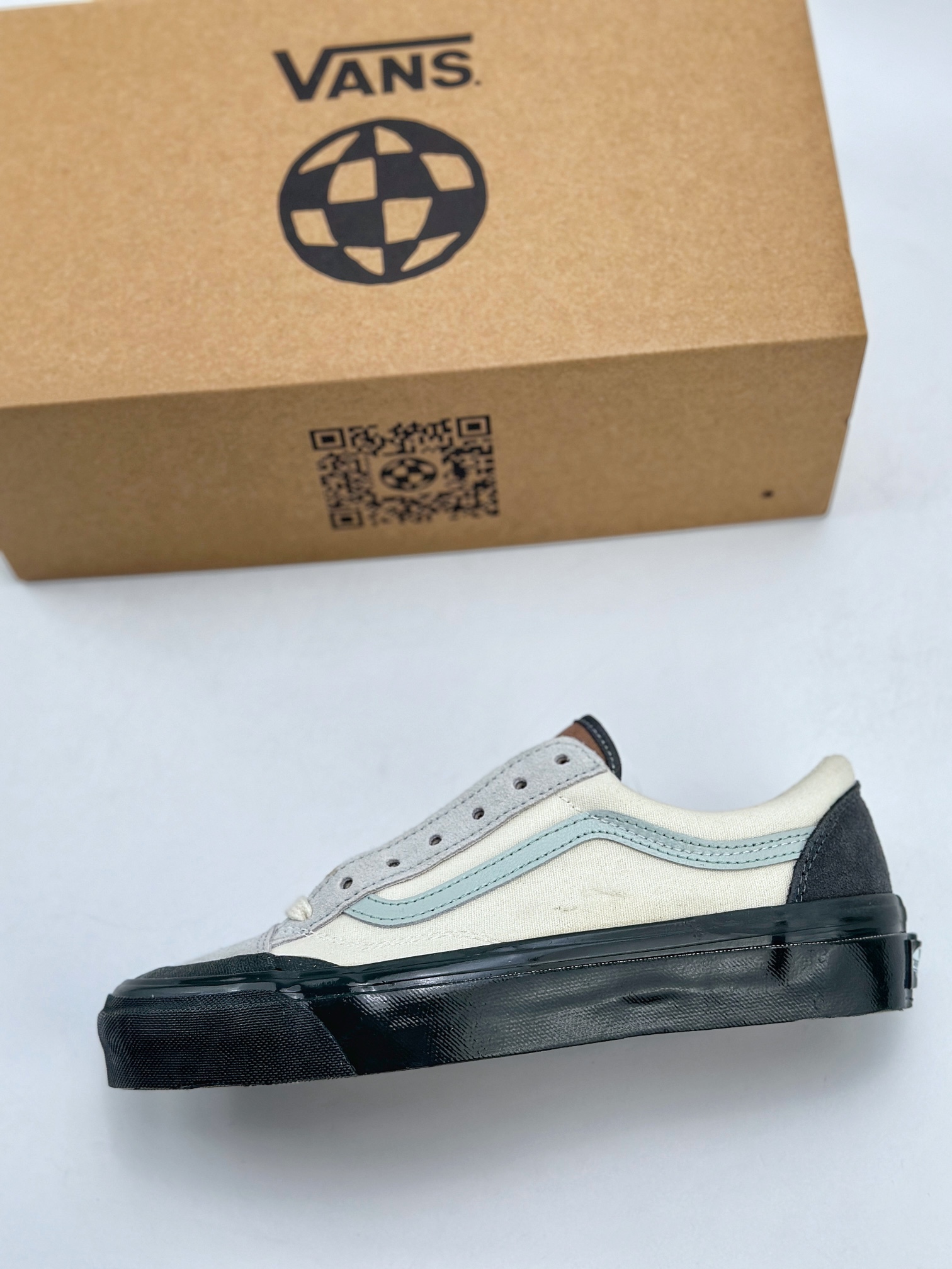 160 Vans Style 小地球环保系列 黑色生胶底 清