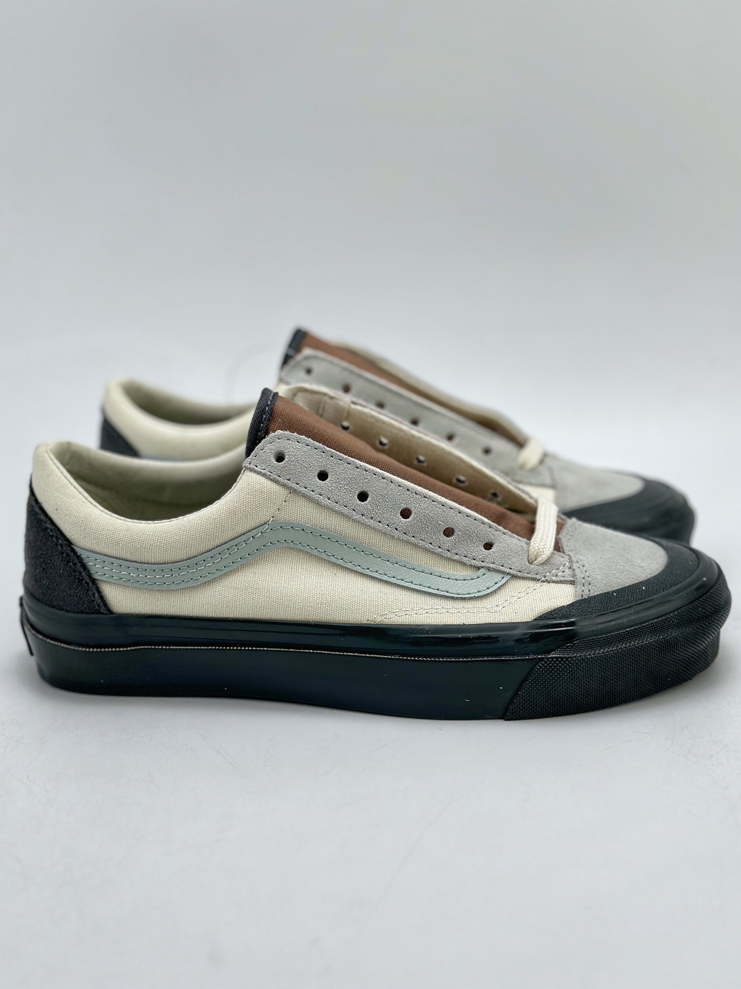 160 Vans Style 小地球环保系列 黑色生胶底 清