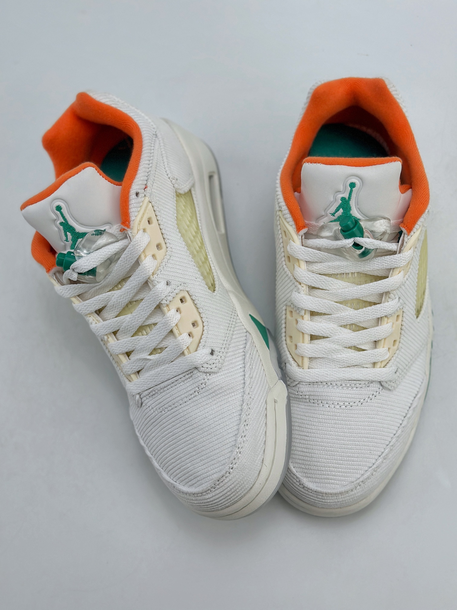 260 Air Jordan 5 Retro Low Golf 帆布白绿  CW4204-100