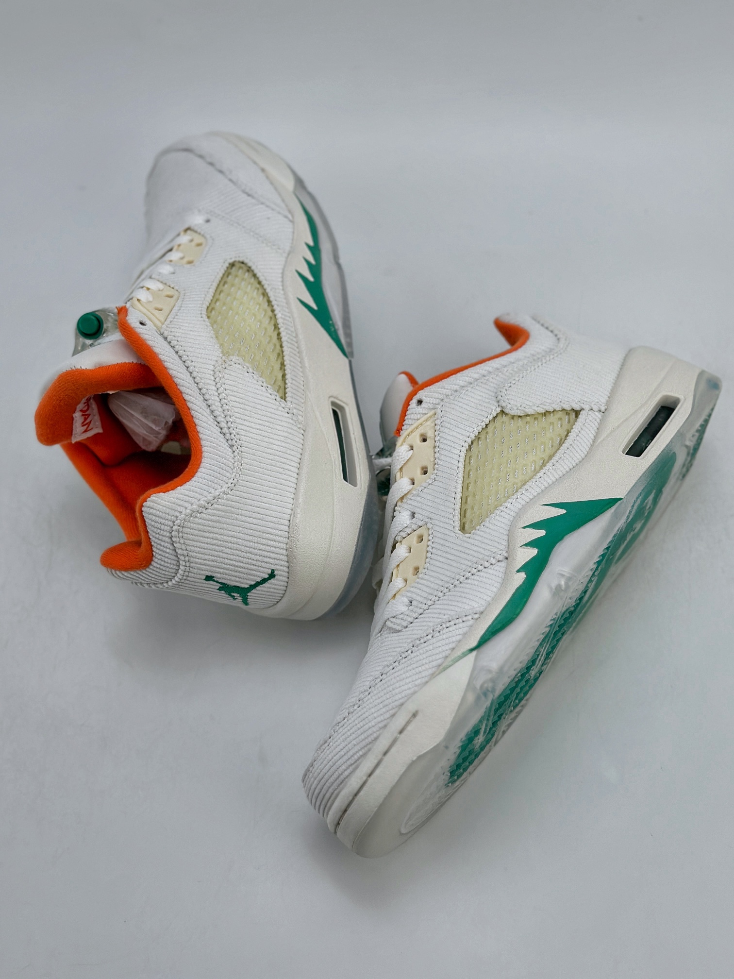 260 Air Jordan 5 Retro Low Golf 帆布白绿  CW4204-100