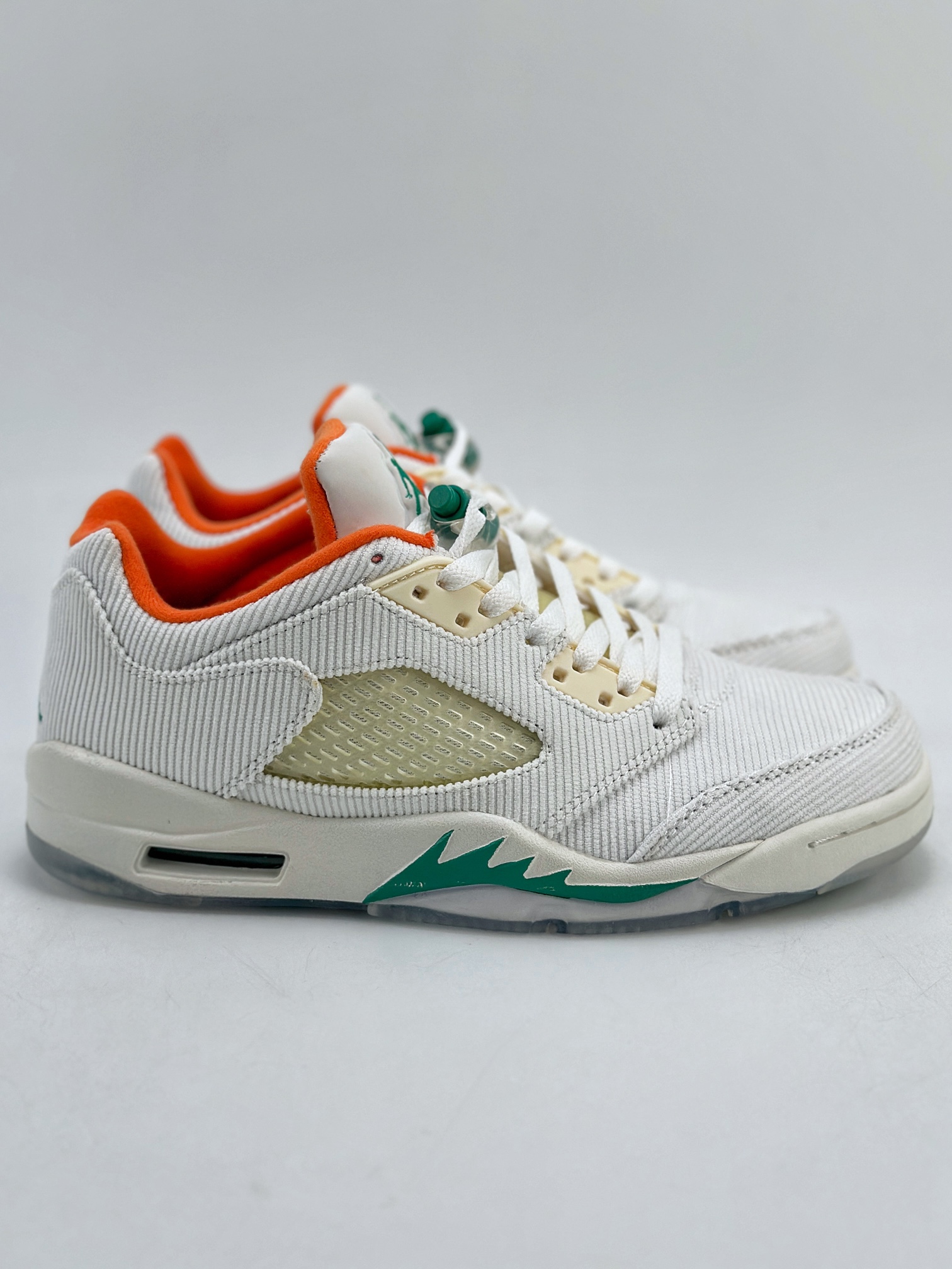 260 Air Jordan 5 Retro Low Golf 帆布白绿  CW4204-100