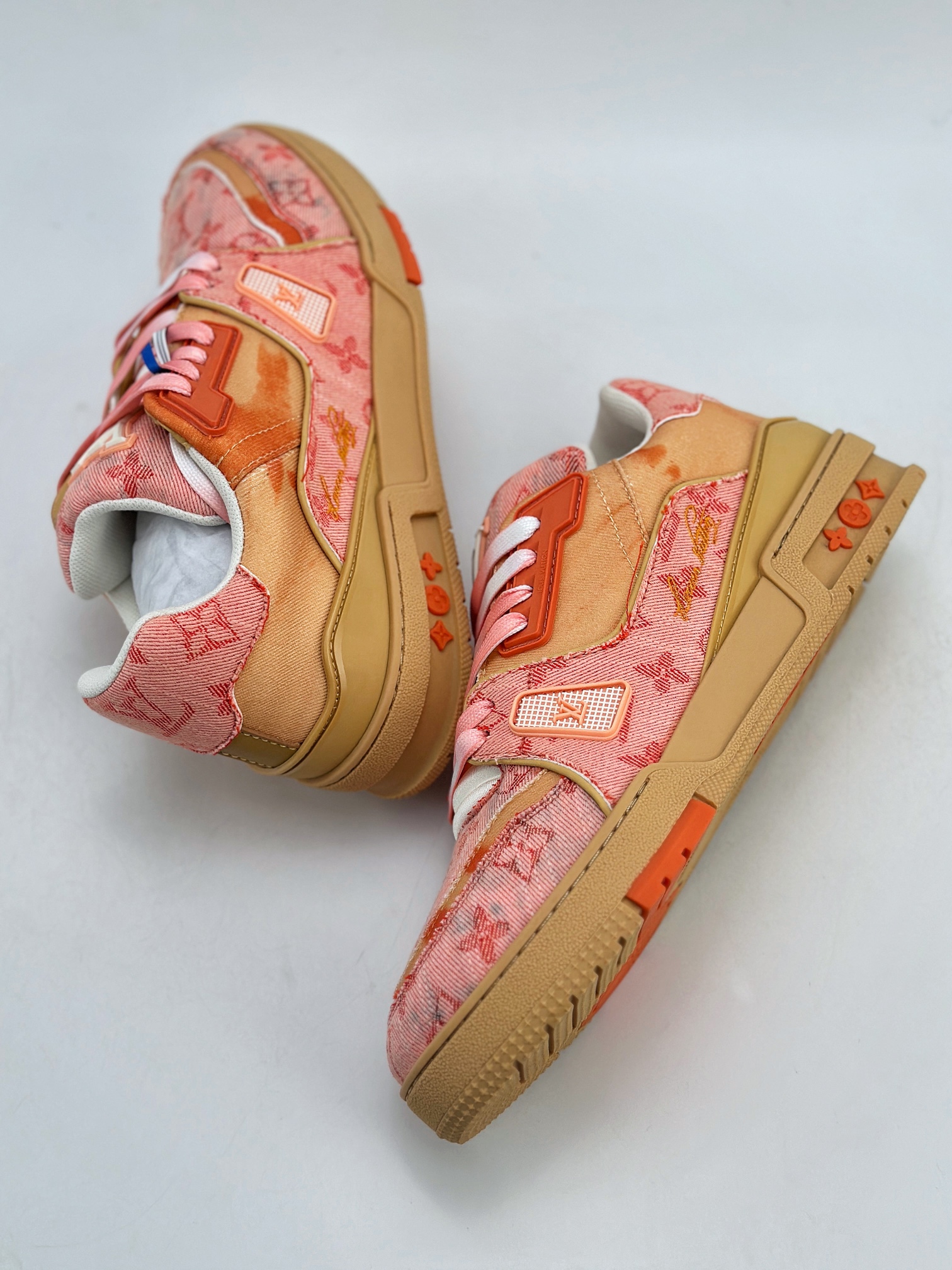 New Louis Vuitton LV Trainer Low-top Casual Sneakers