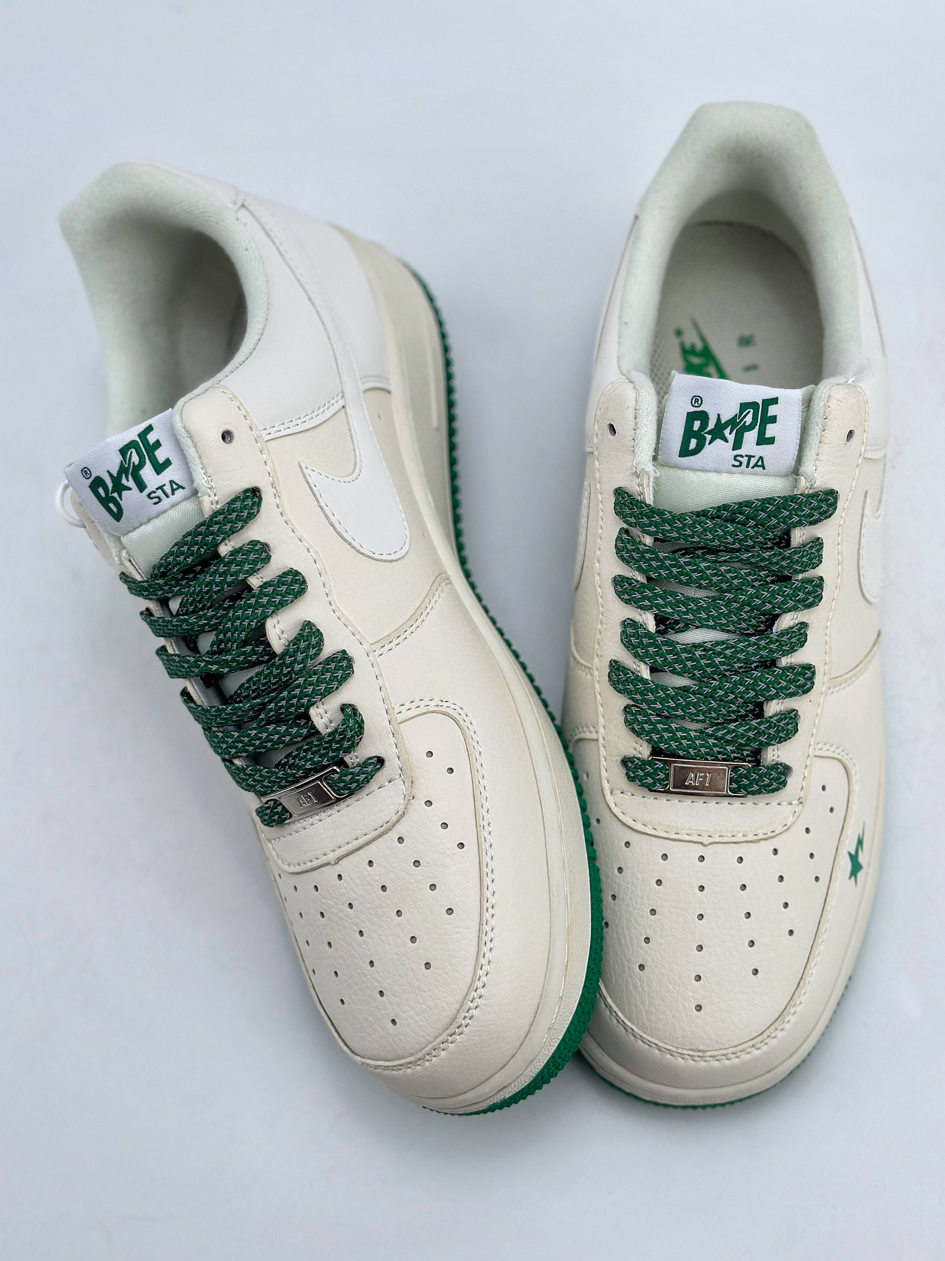 240 Nike Air Force 1 Low 07 x BAPE 白绿满天星 FG6688-102