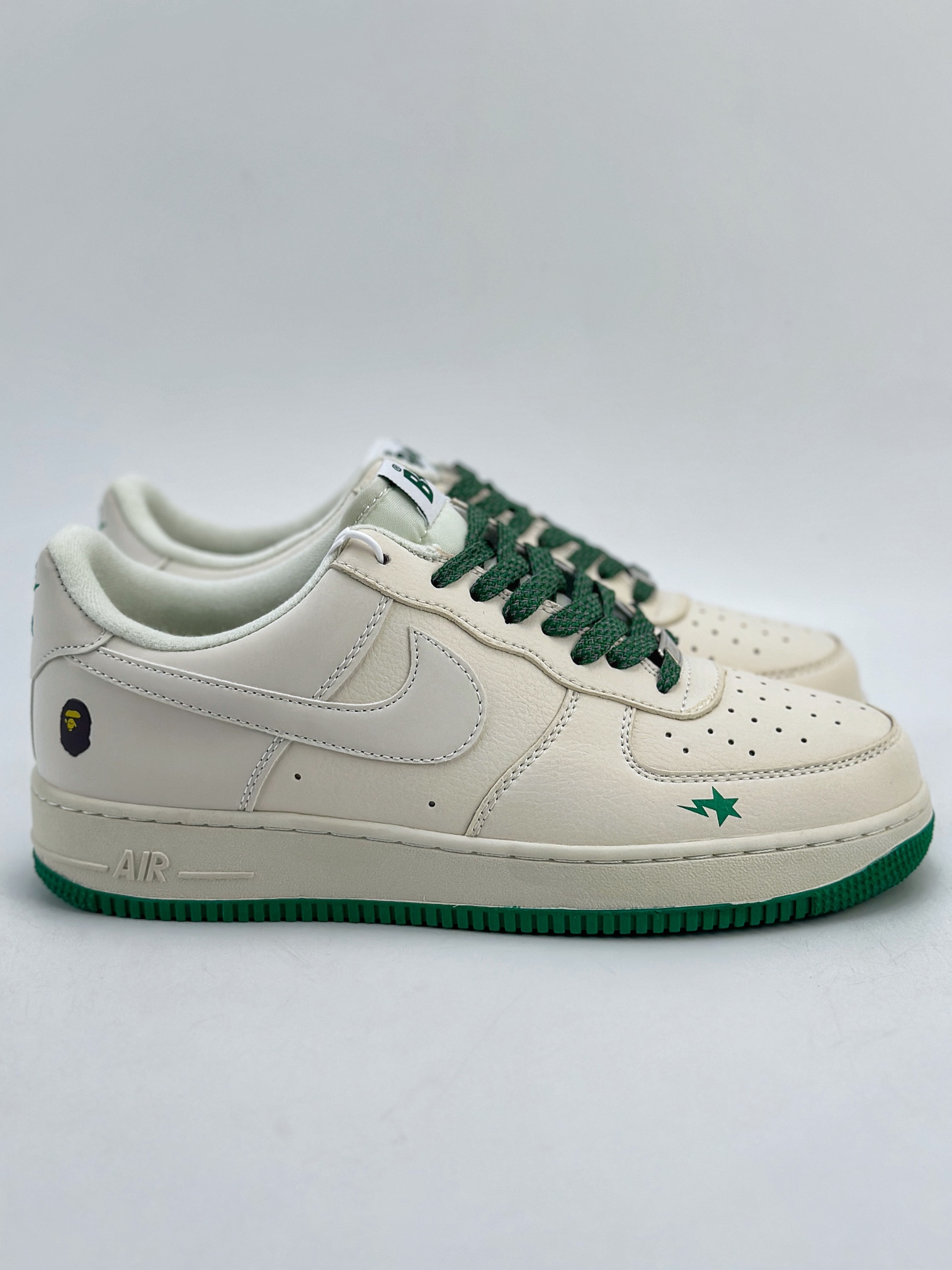 240 Nike Air Force 1 Low 07 x BAPE 白绿满天星 FG6688-102