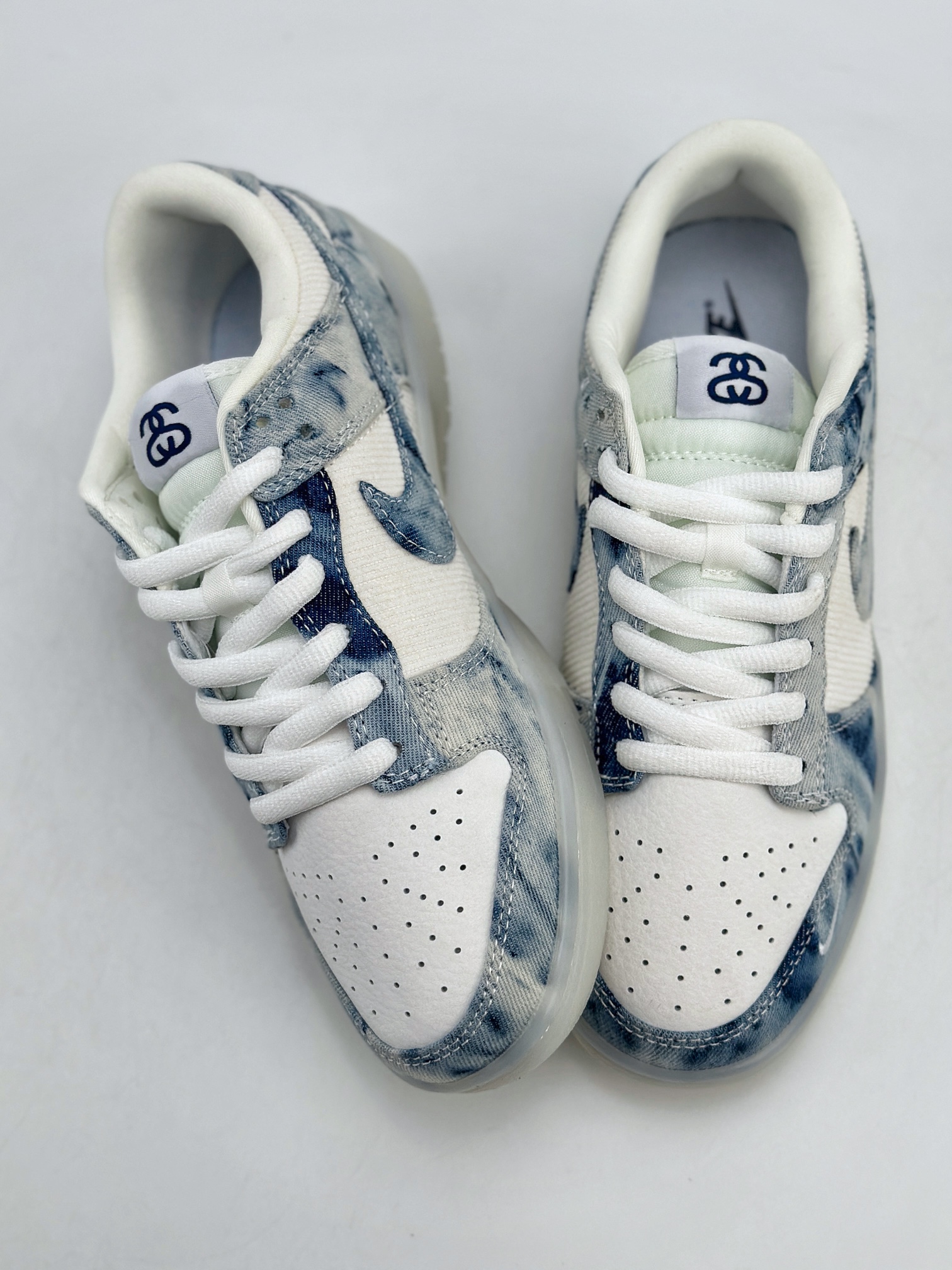 280 Nike SB Dunk Low x Stussy 白蓝牛仔布 JH8039-937