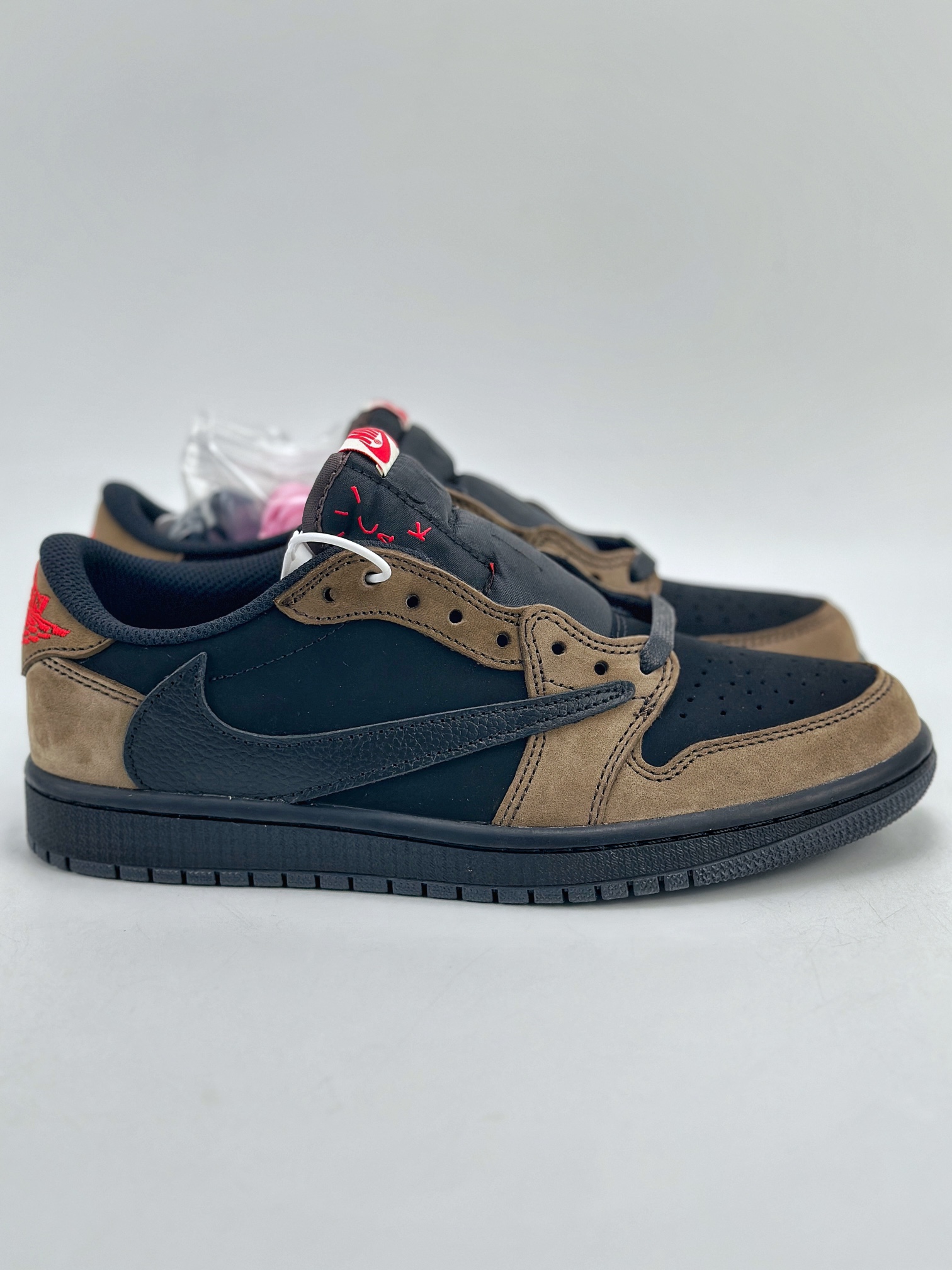 260 Travis Scott x Nike Air Jordan 1 Low x Louis Vuitton Air Jordan 1 Low 黑棕倒钩 DM7866-202