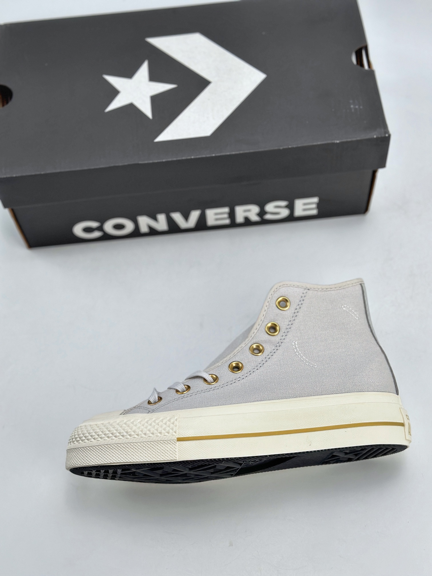 150 Converse All star 金标 匡威 2024秋季高帮休闲鞋百搭女款帆布鞋 A08237C