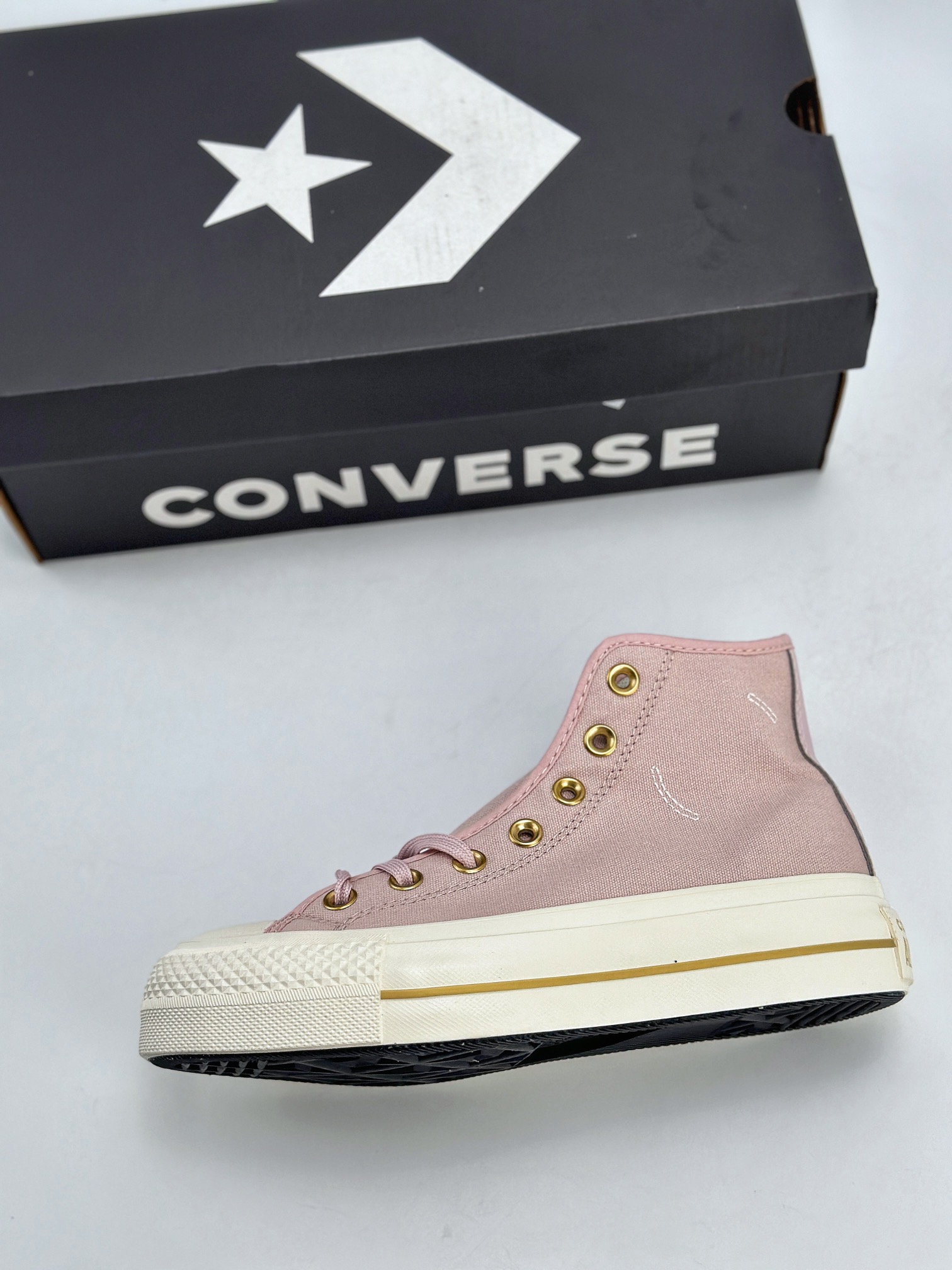 150 Converse All star 金标 匡威 2024秋季高帮休闲鞋百搭女款帆布鞋 A10431C