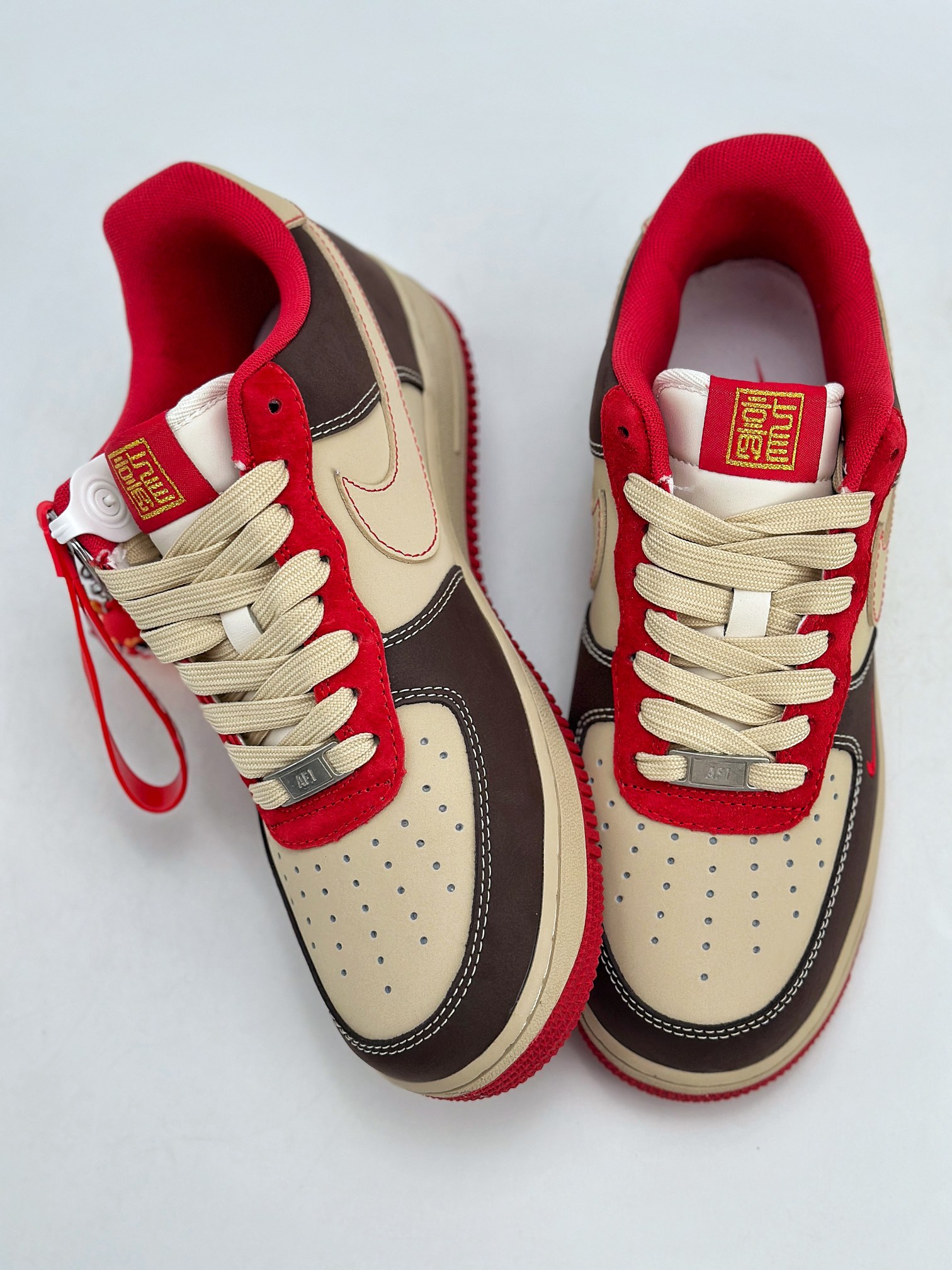 200 Nike Air Force 1 Low 07 龙年限定 黄棕红 LN6238-841