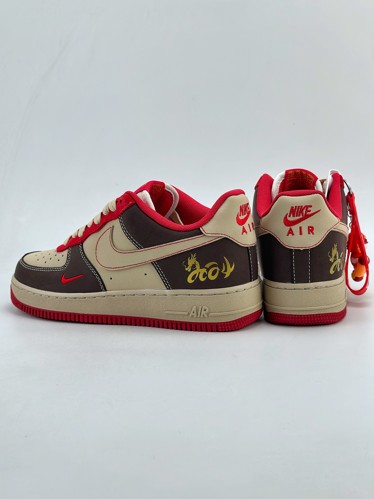 200 Nike Air Force 1 Low 07 龙年限定 黄棕红 LN6238-841