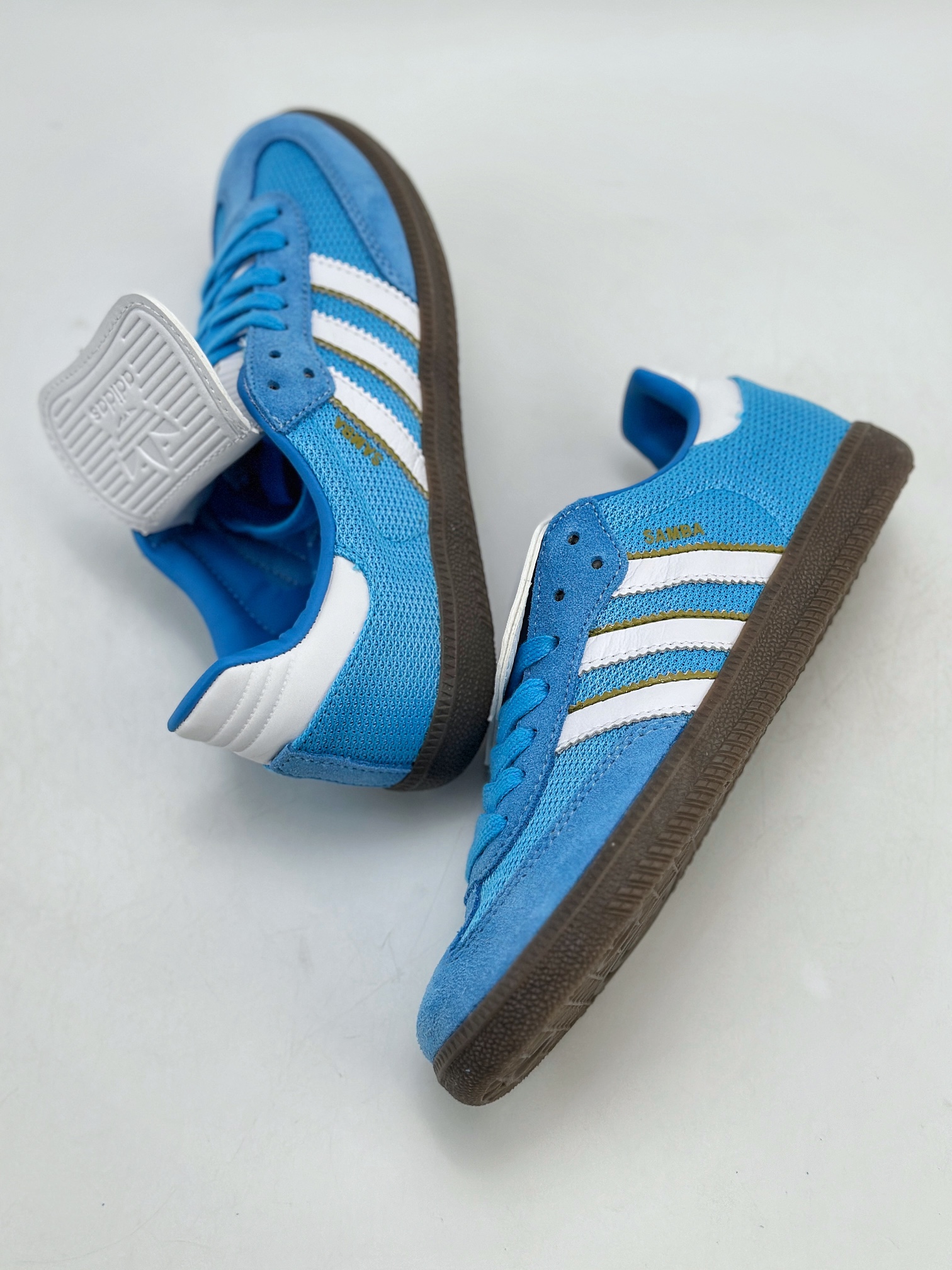 150 adidas originals Samba WB PONY TONAL 蓝白 IE9170