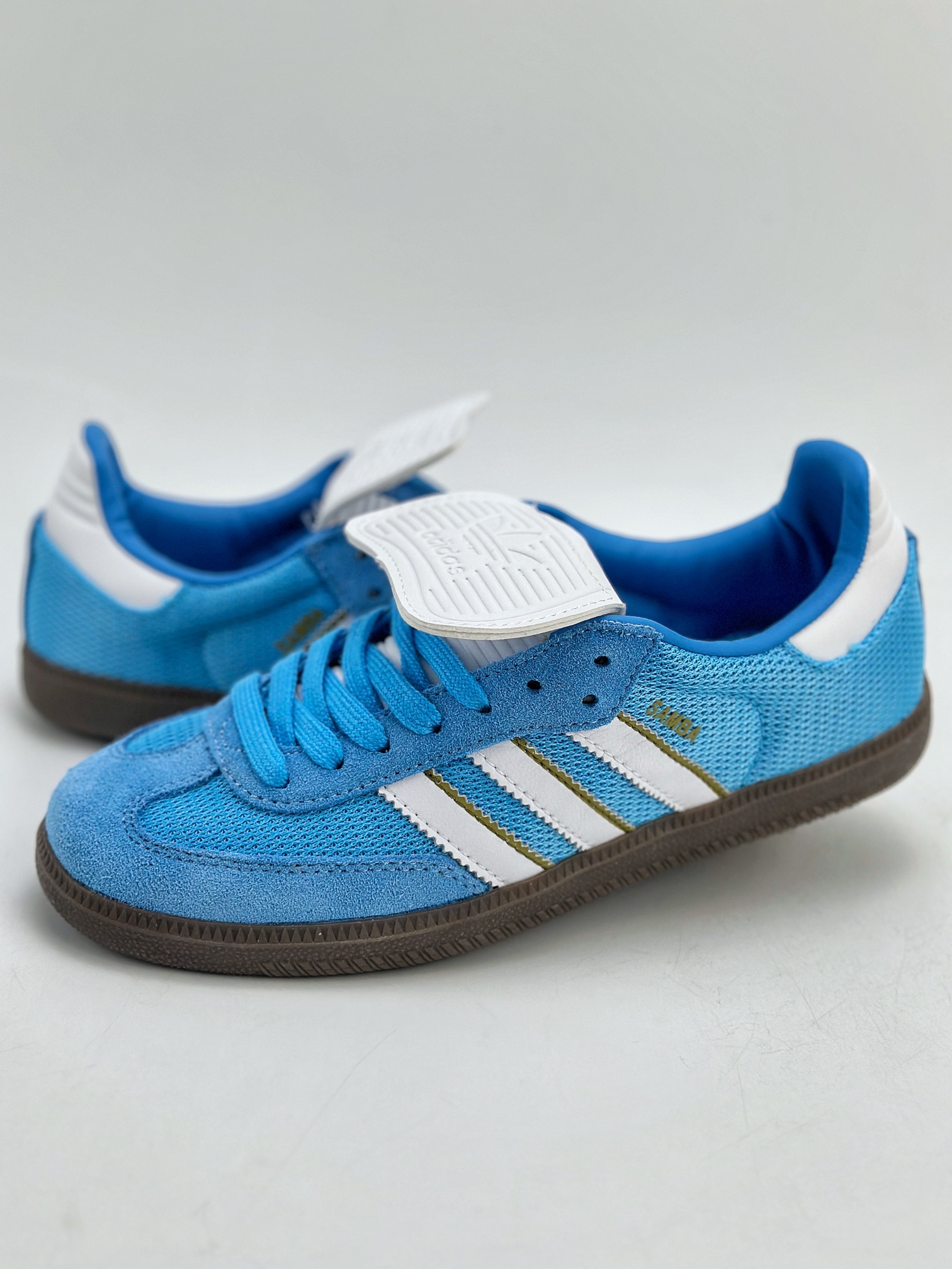 150 adidas originals Samba WB PONY TONAL 蓝白 IE9170