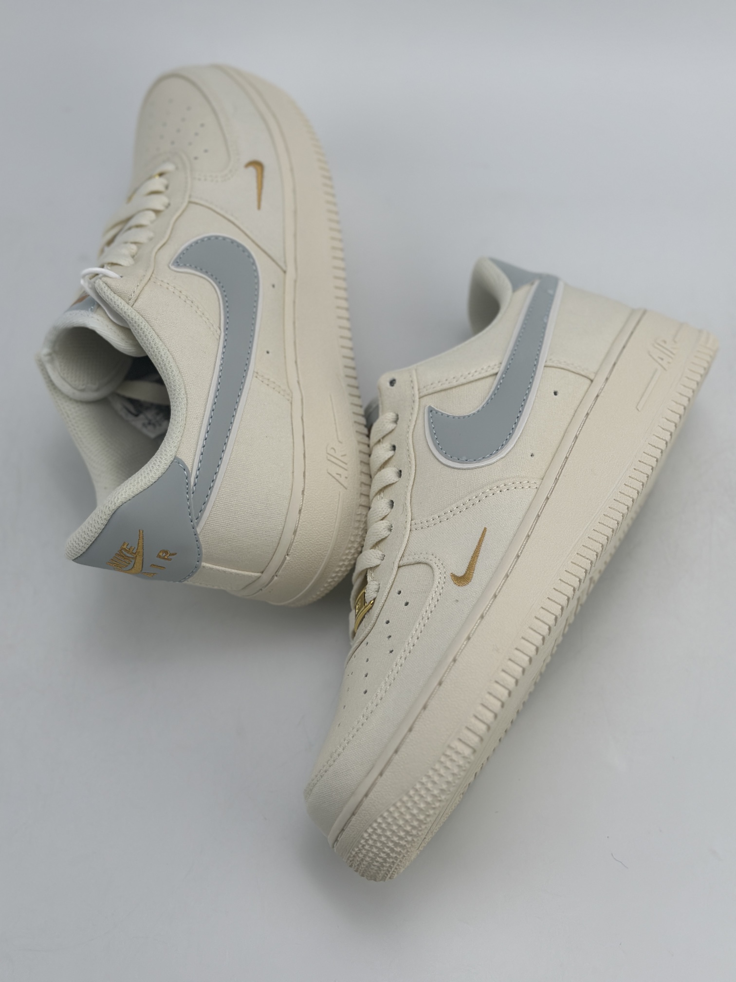 220 Nike Air Force 1 Low 07 帆布灰小钩 MN5696-009