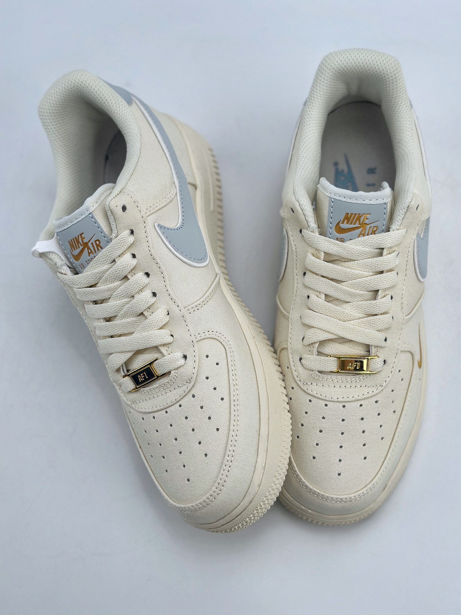 220 Nike Air Force 1 Low 07 帆布灰小钩 MN5696-009