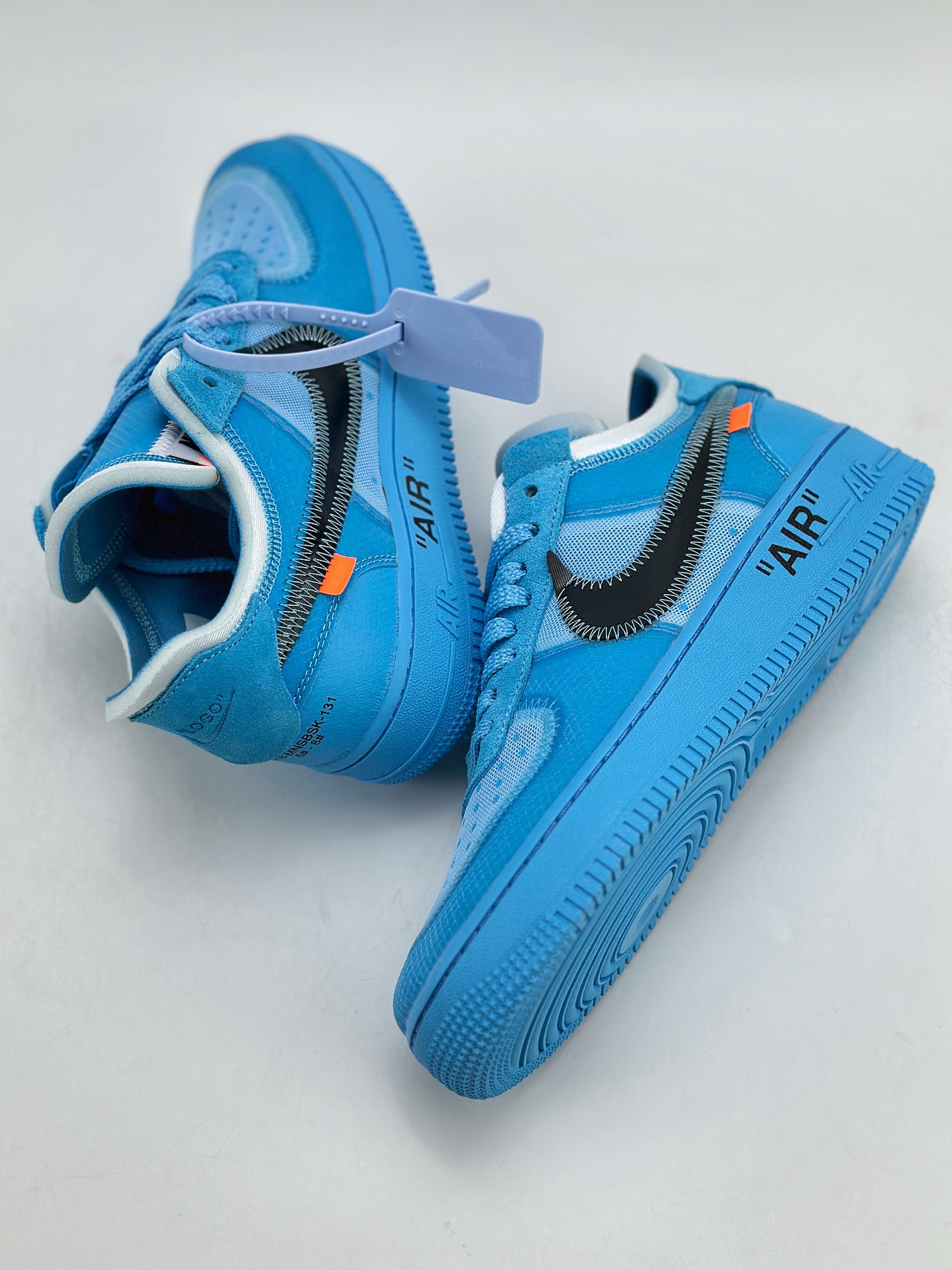 280 Nike Air Force 1 Low 07 x OFF-WHITE 联名蓝 AO4606-400