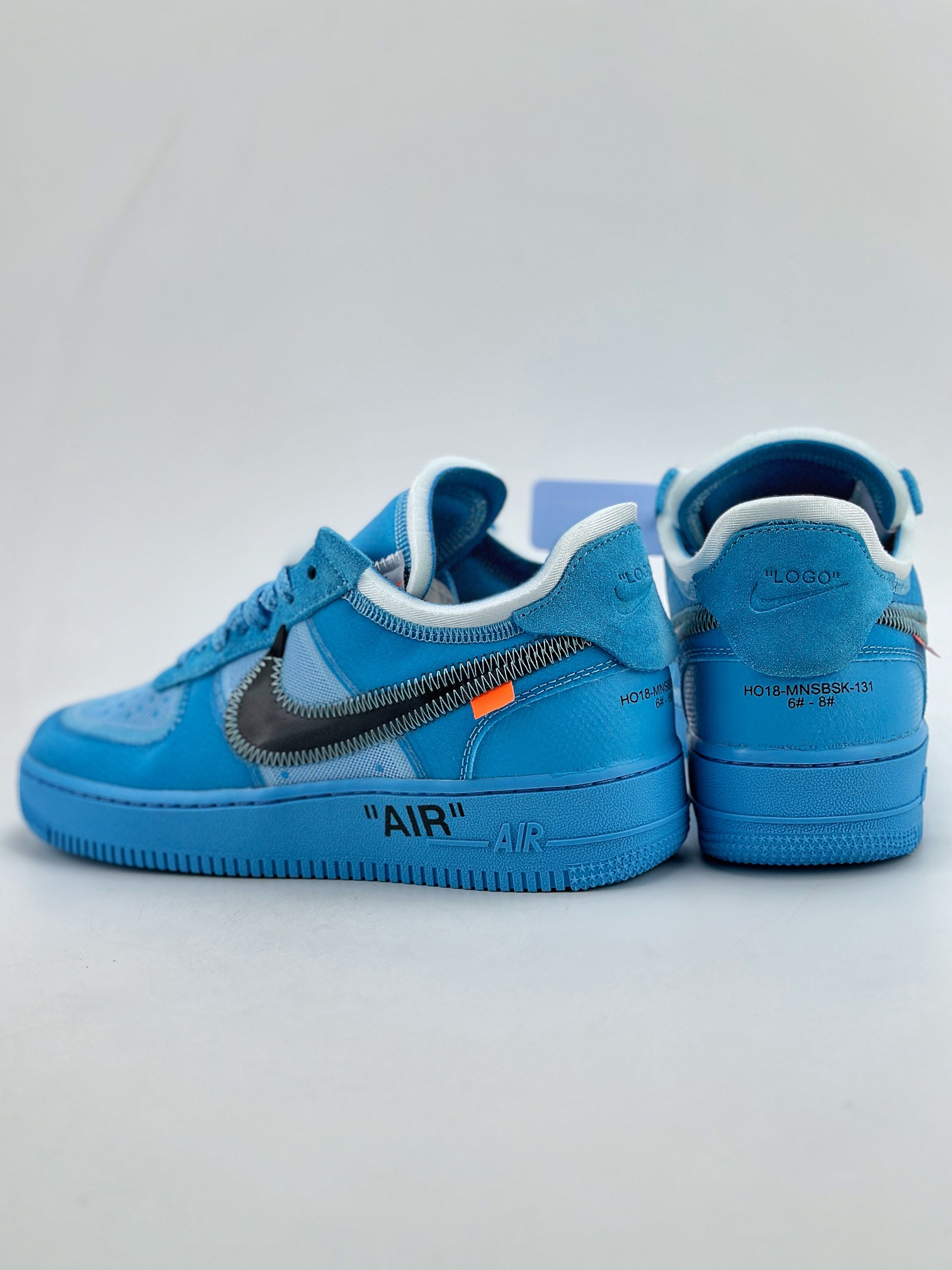 280 Nike Air Force 1 Low 07 x OFF-WHITE 联名蓝 AO4606-400