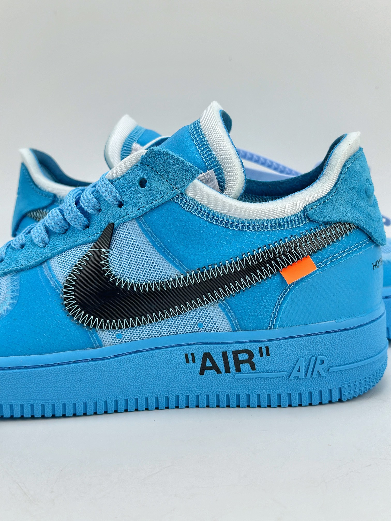 280 Nike Air Force 1 Low 07 x OFF-WHITE 联名蓝 AO4606-400