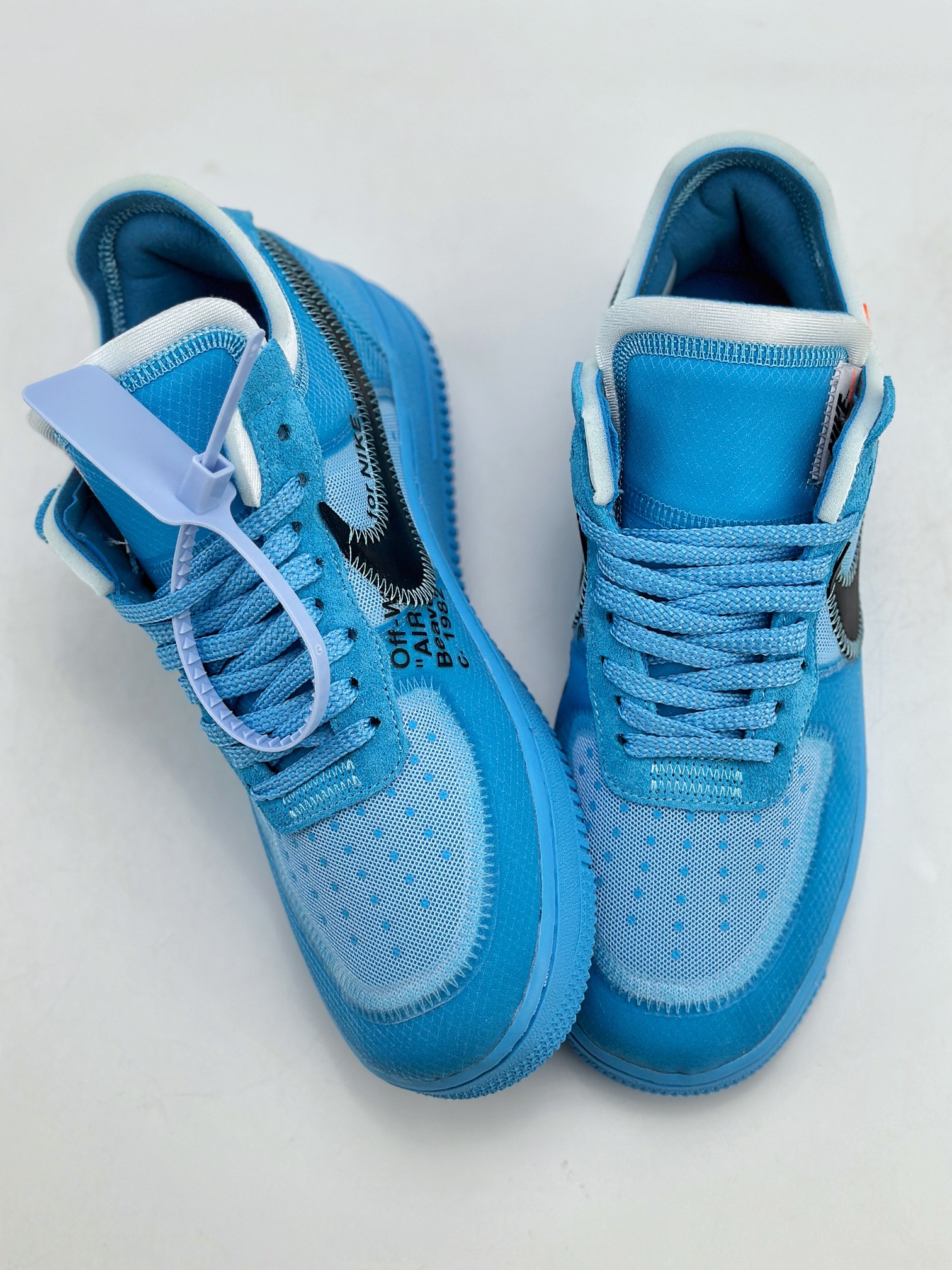 280 Nike Air Force 1 Low 07 x OFF-WHITE 联名蓝 AO4606-400