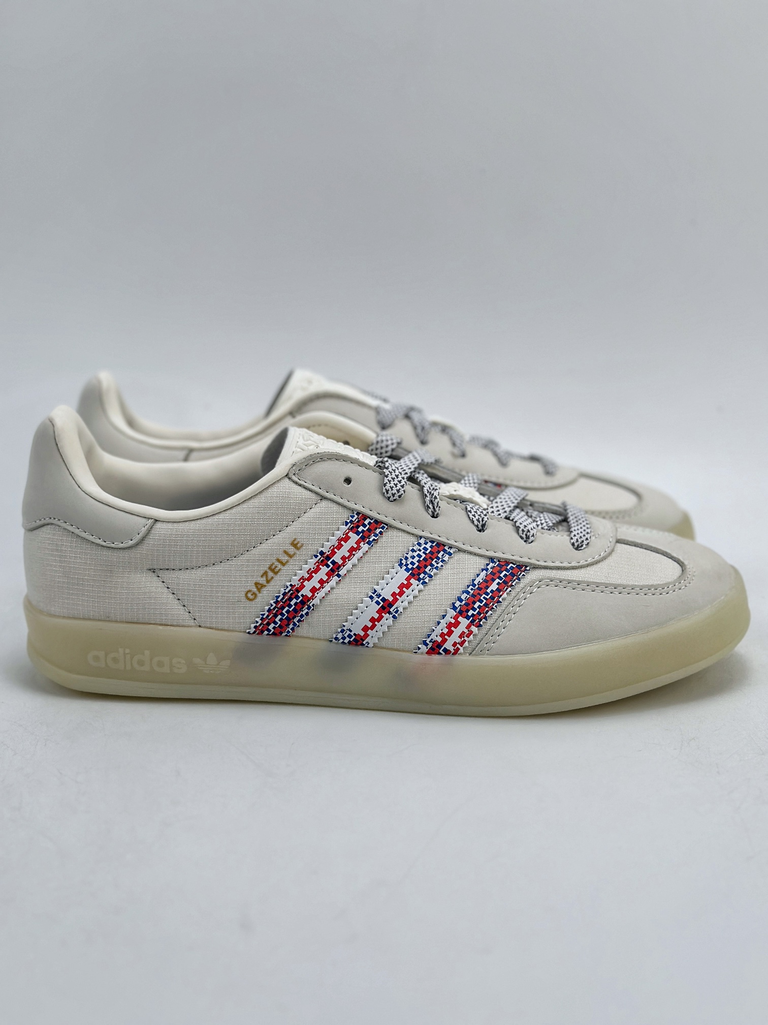 170 adidas Originals Gazelle INdoor x Alwayth 白 三叶草休闲防滑耐磨低帮板鞋 IH7608