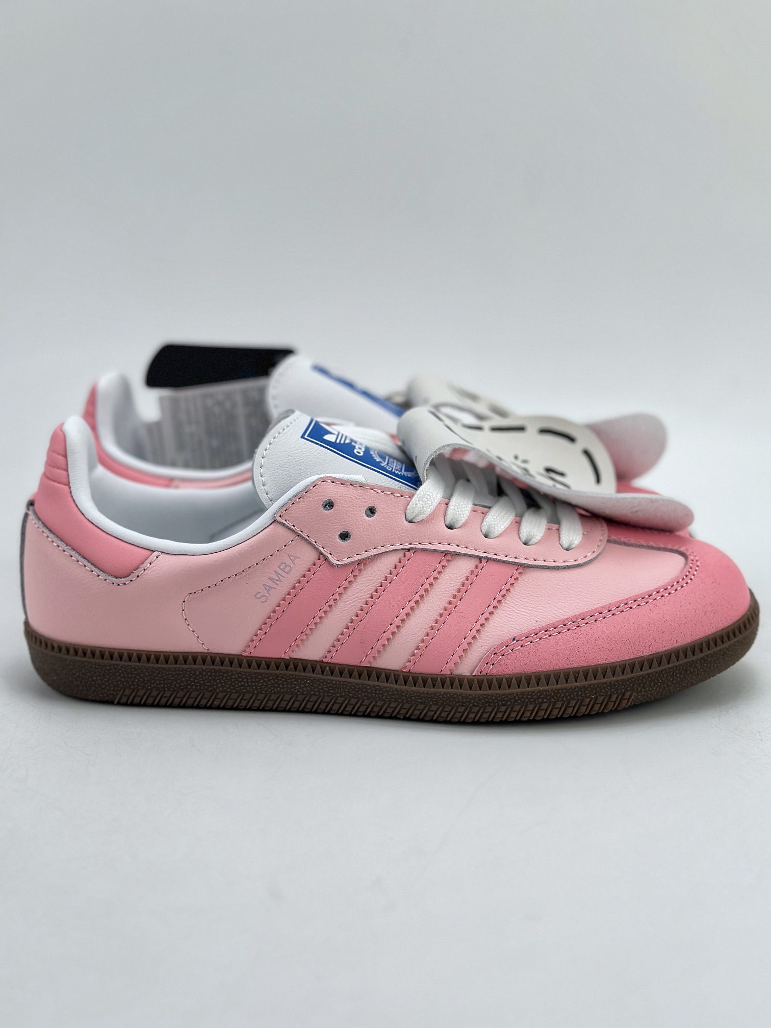 220 adidas originals Samba OG 粉 复古经典轻便板鞋  IG1024