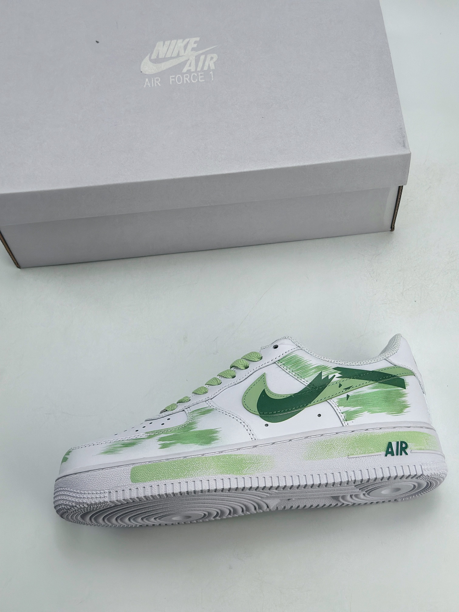 260 Nike Air Force 1 Low 07 手绘 断裂 三钩阴影