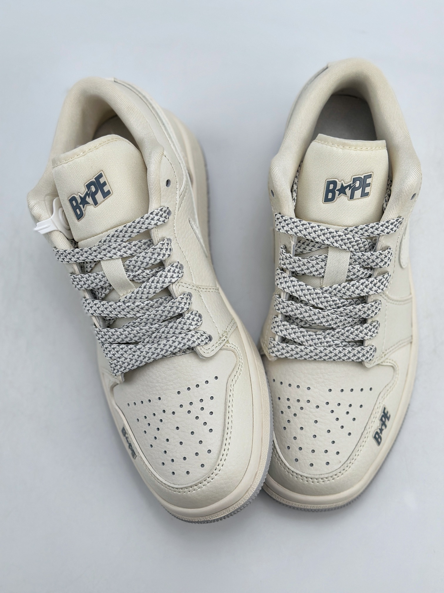 280 Air Jordan 1 Retro Low x BAPE 米白满天星 WG8850-003
