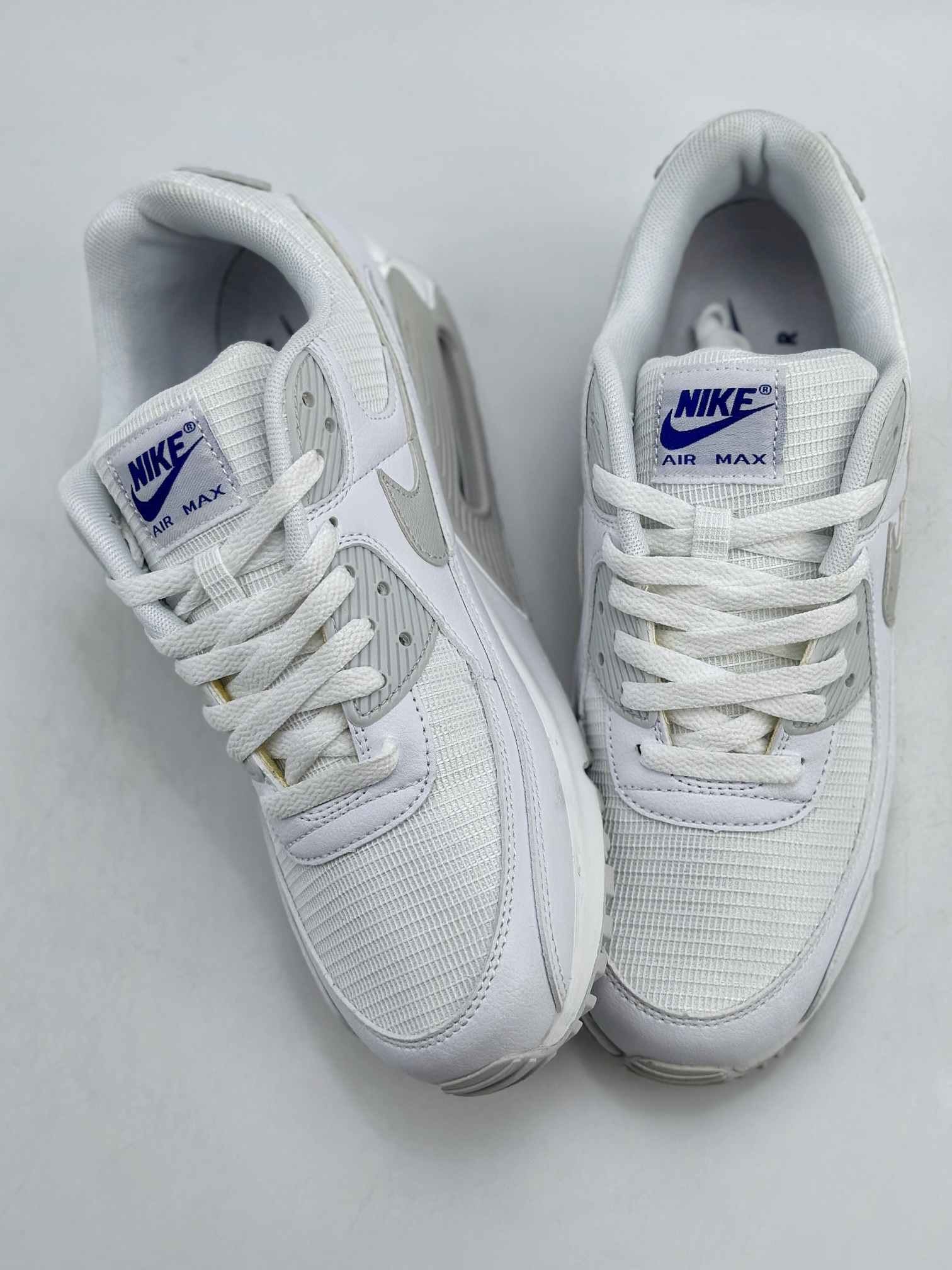 190 Nike Air Max 90 ”Photo Blue” 纯白 复古耐磨低帮跑步鞋 FZ7186-100