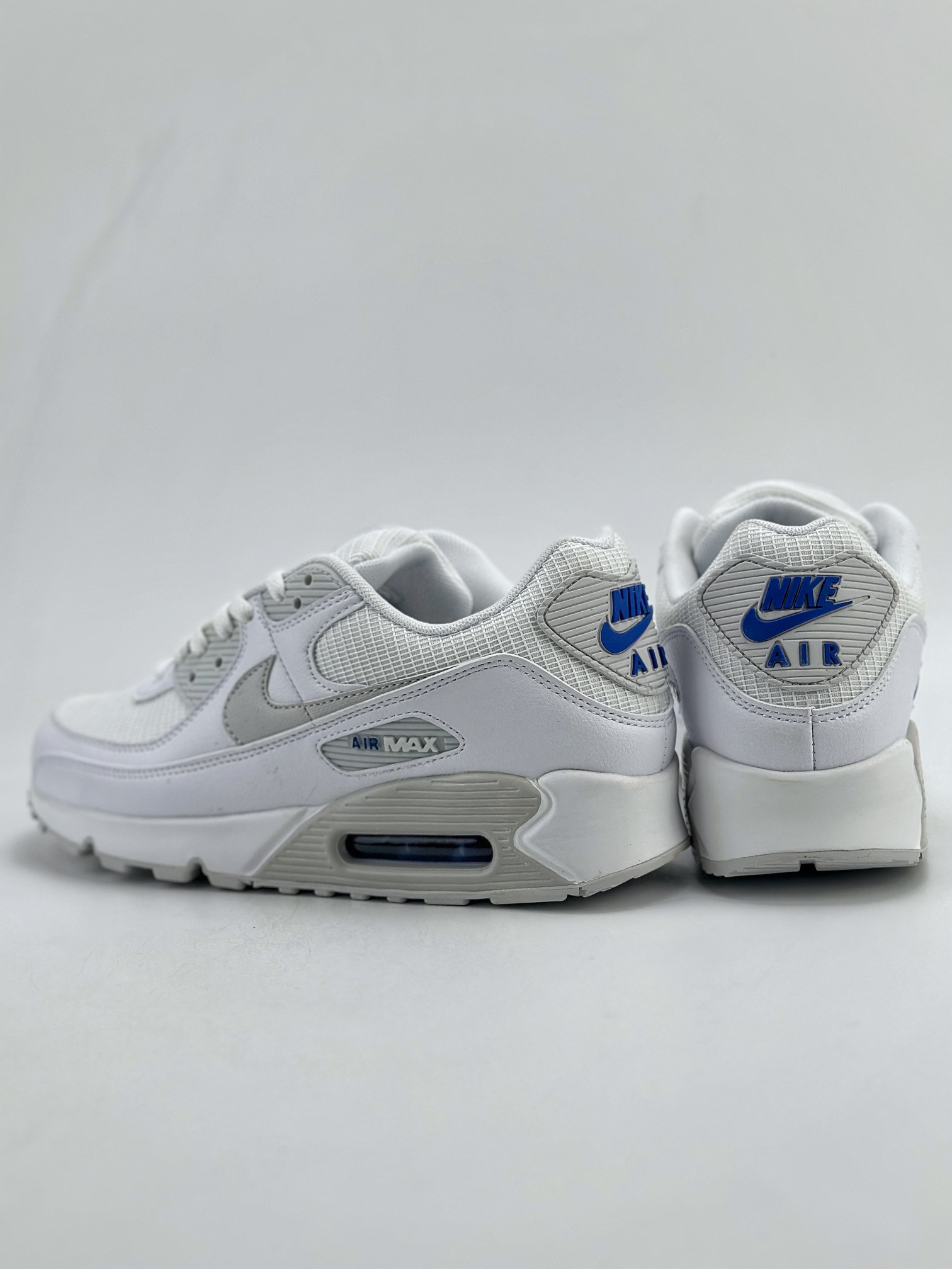 190 Nike Air Max 90 ”Photo Blue” 纯白 复古耐磨低帮跑步鞋 FZ7186-100