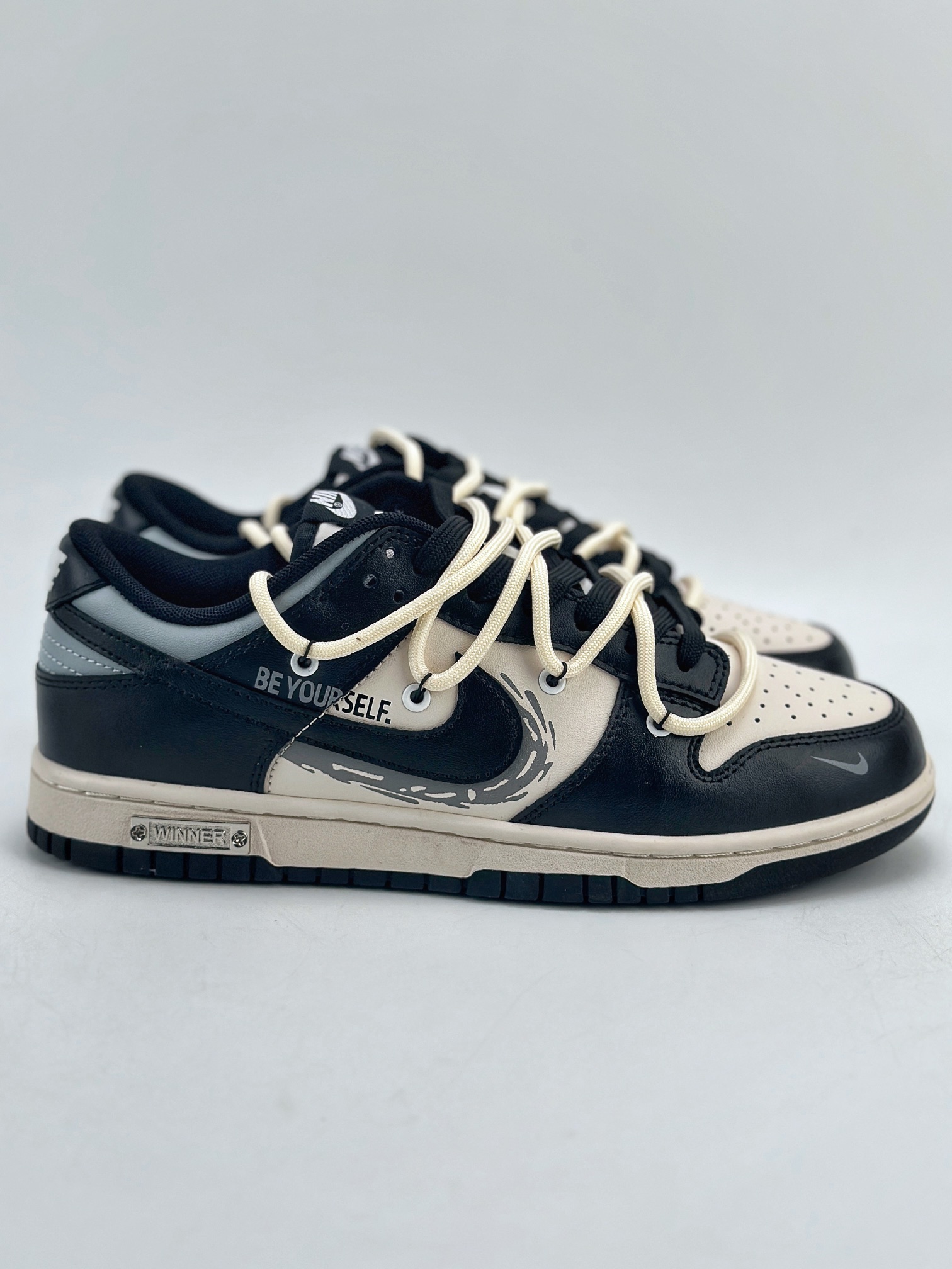 240 Nike SB Dunk Low 速度与激情 做旧氧化 金属朋克 黑白金 DD1391-100
