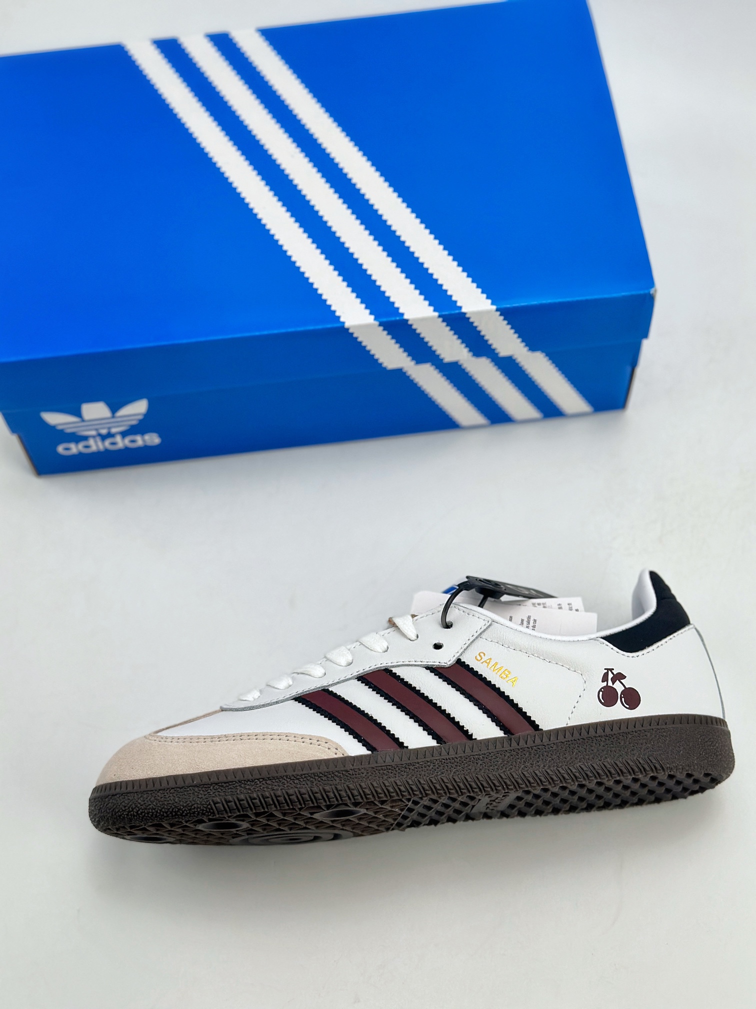 210 adidas originals Samba OG 酒神樱桃 白酒红 IG1024