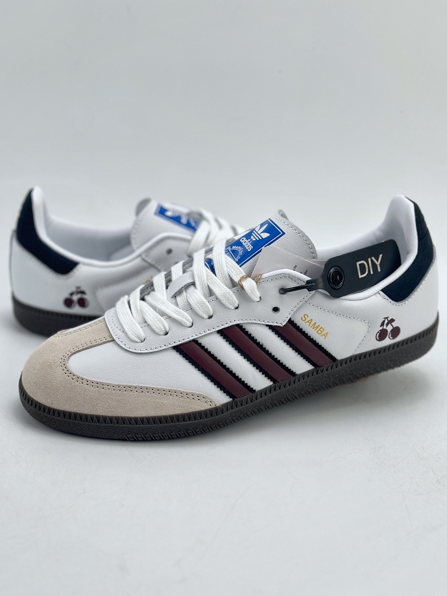 210 adidas originals Samba OG 酒神樱桃 白酒红 IG1024