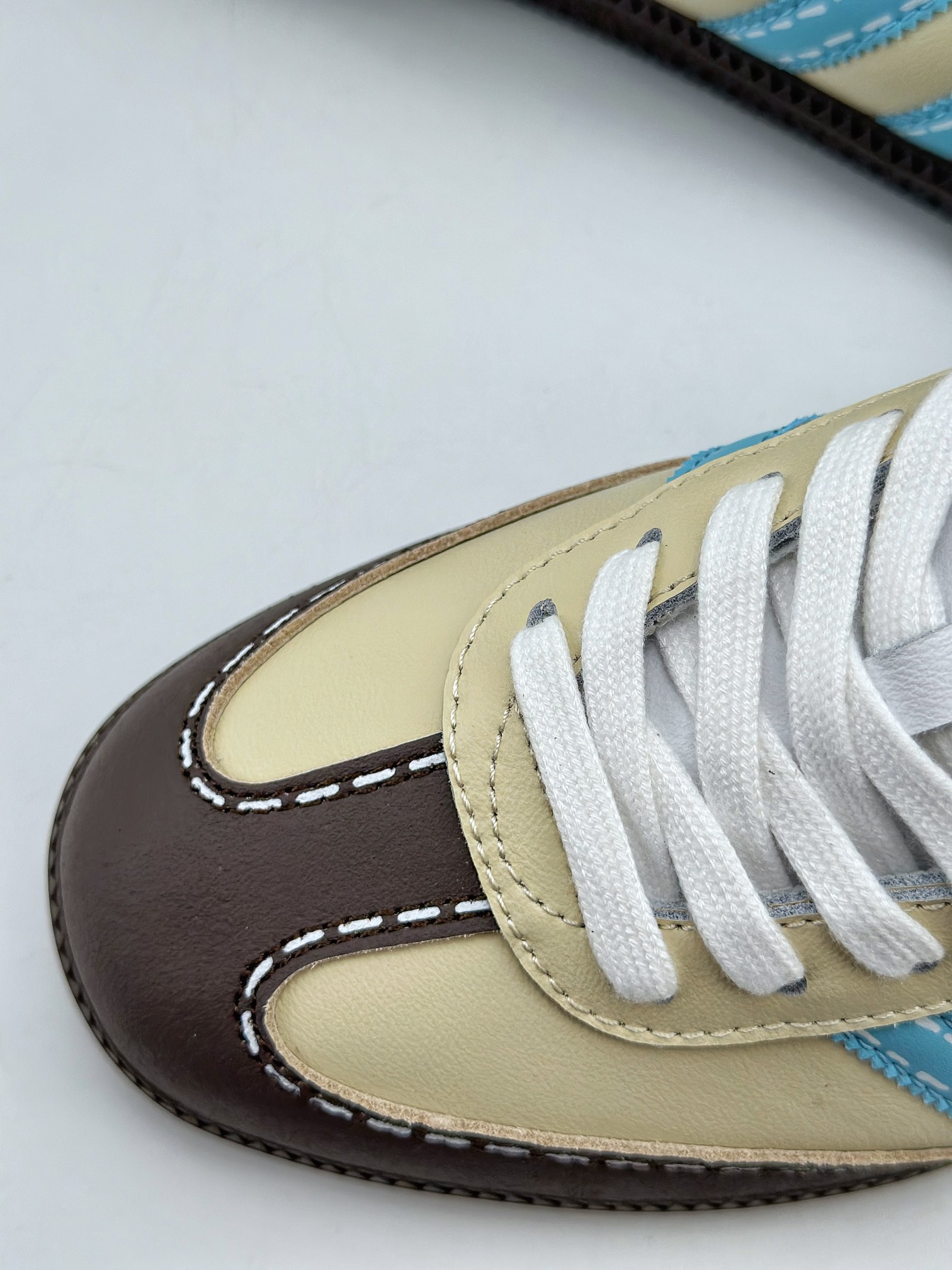 220 adidas originals Samba OG 黄蓝棕 复古经典轻便板鞋 IG1024