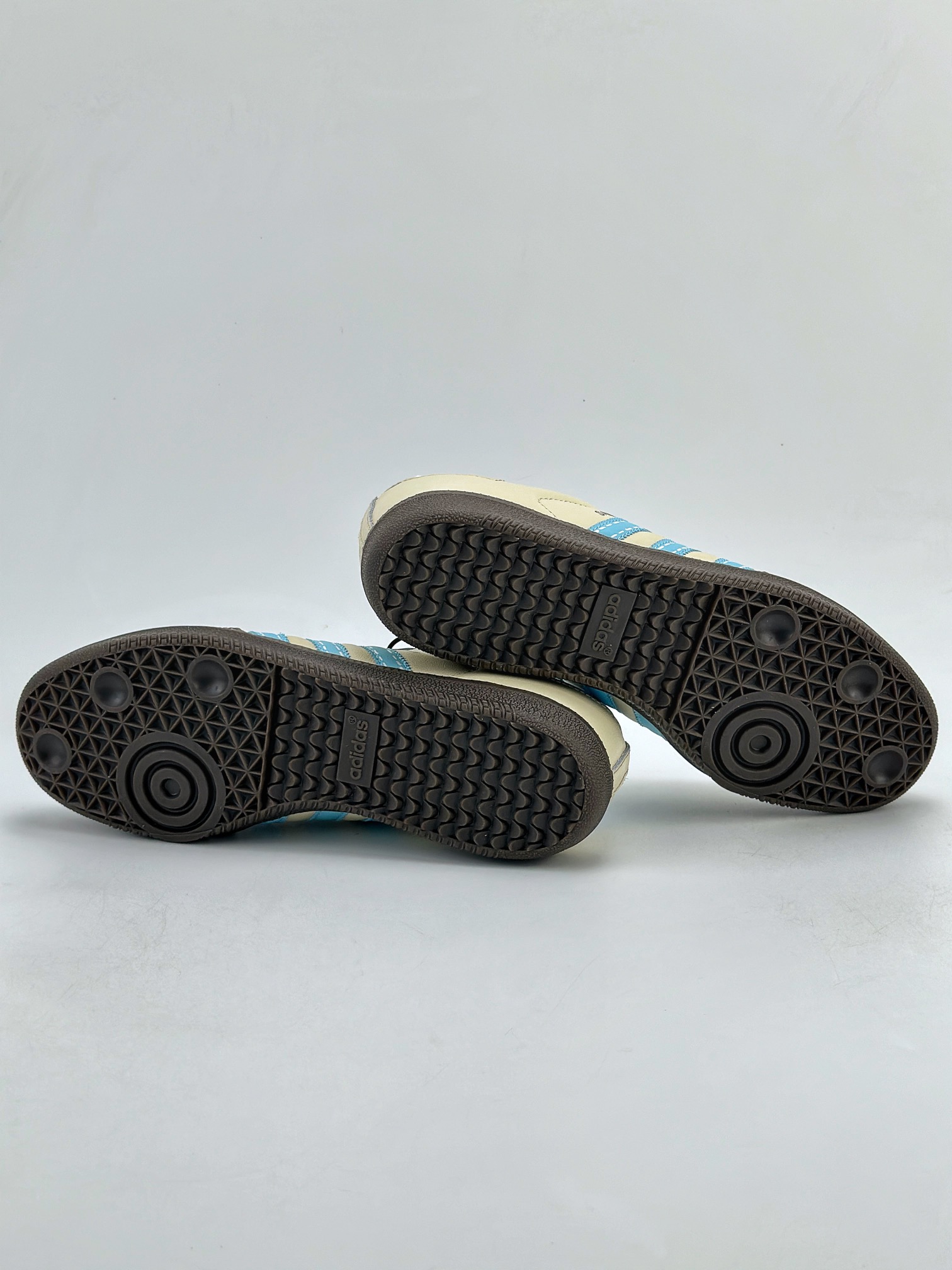 220 adidas originals Samba OG 黄蓝棕 复古经典轻便板鞋 IG1024