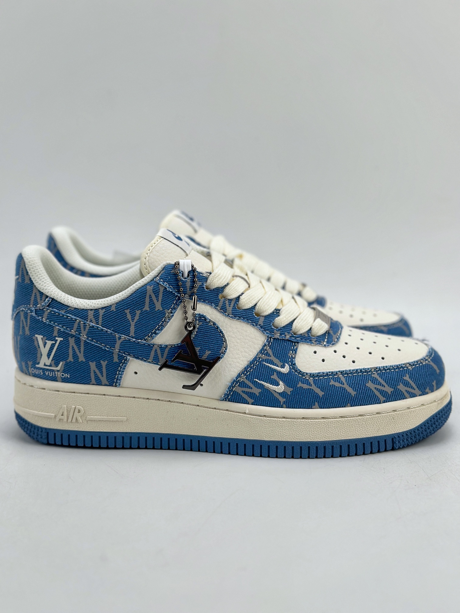 260 Nike Air Force 1 Low 07 x MLB 白蓝牛仔布 HD1968-028