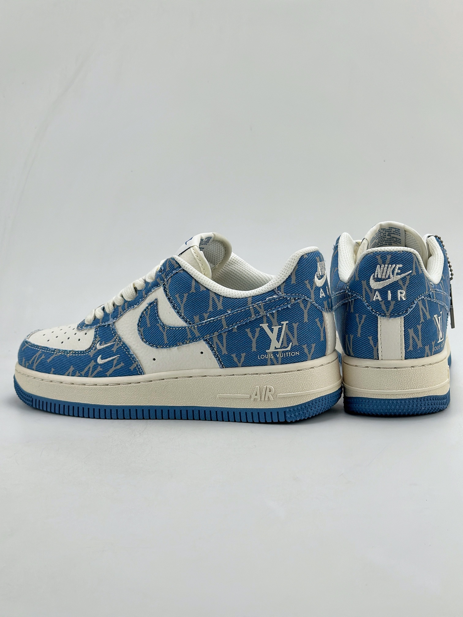 260 Nike Air Force 1 Low 07 x MLB 白蓝牛仔布 HD1968-028