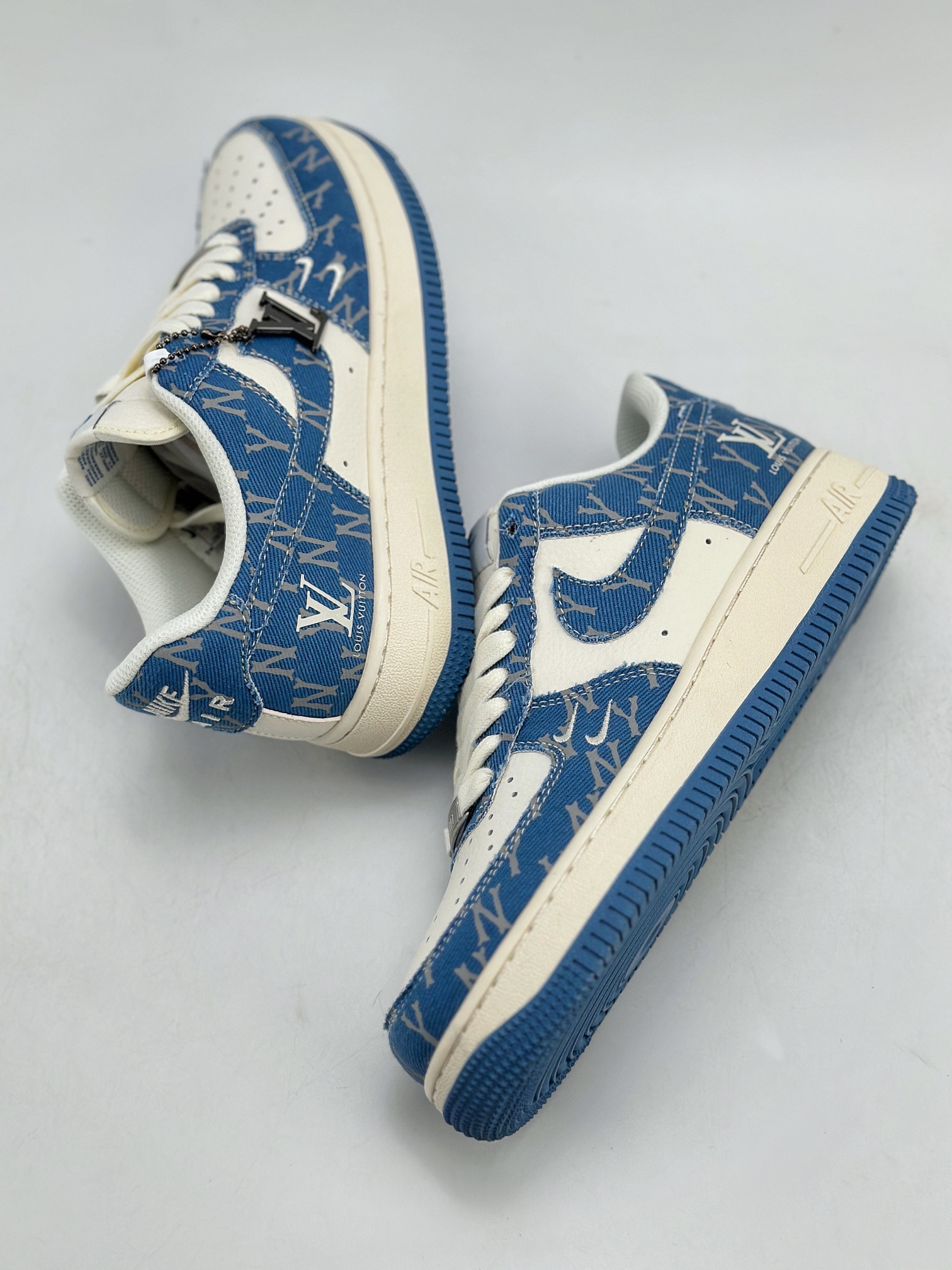 260 Nike Air Force 1 Low 07 x MLB 白蓝牛仔布 HD1968-028