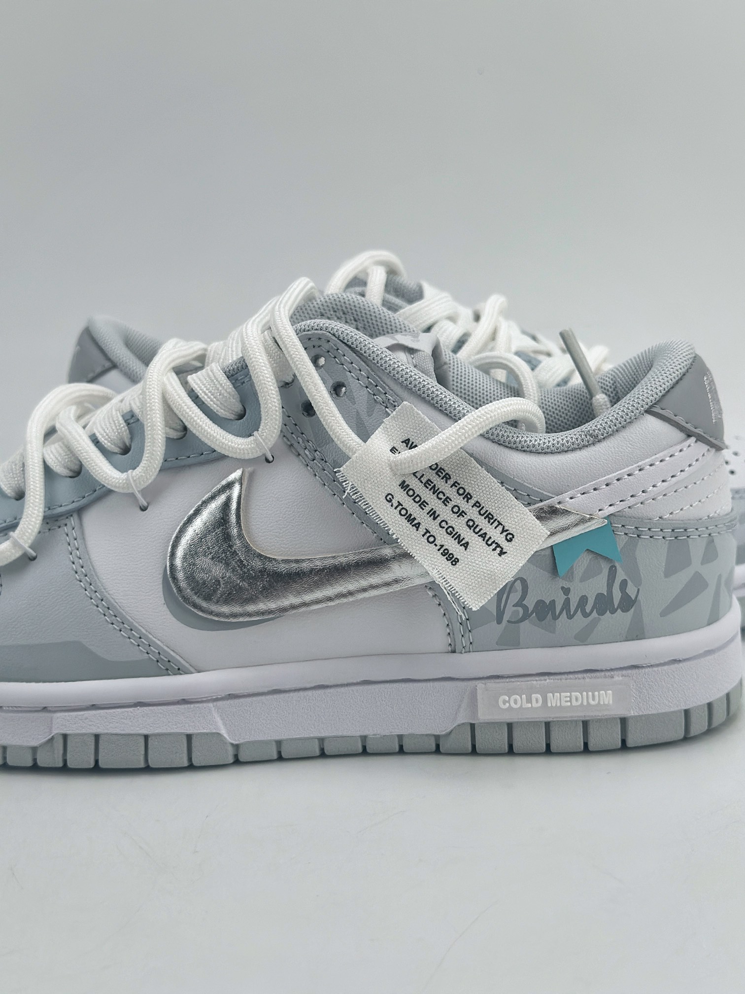 240 Nike SB Dunk Low 白银 解构 浅灰蓝 HF0730-160
