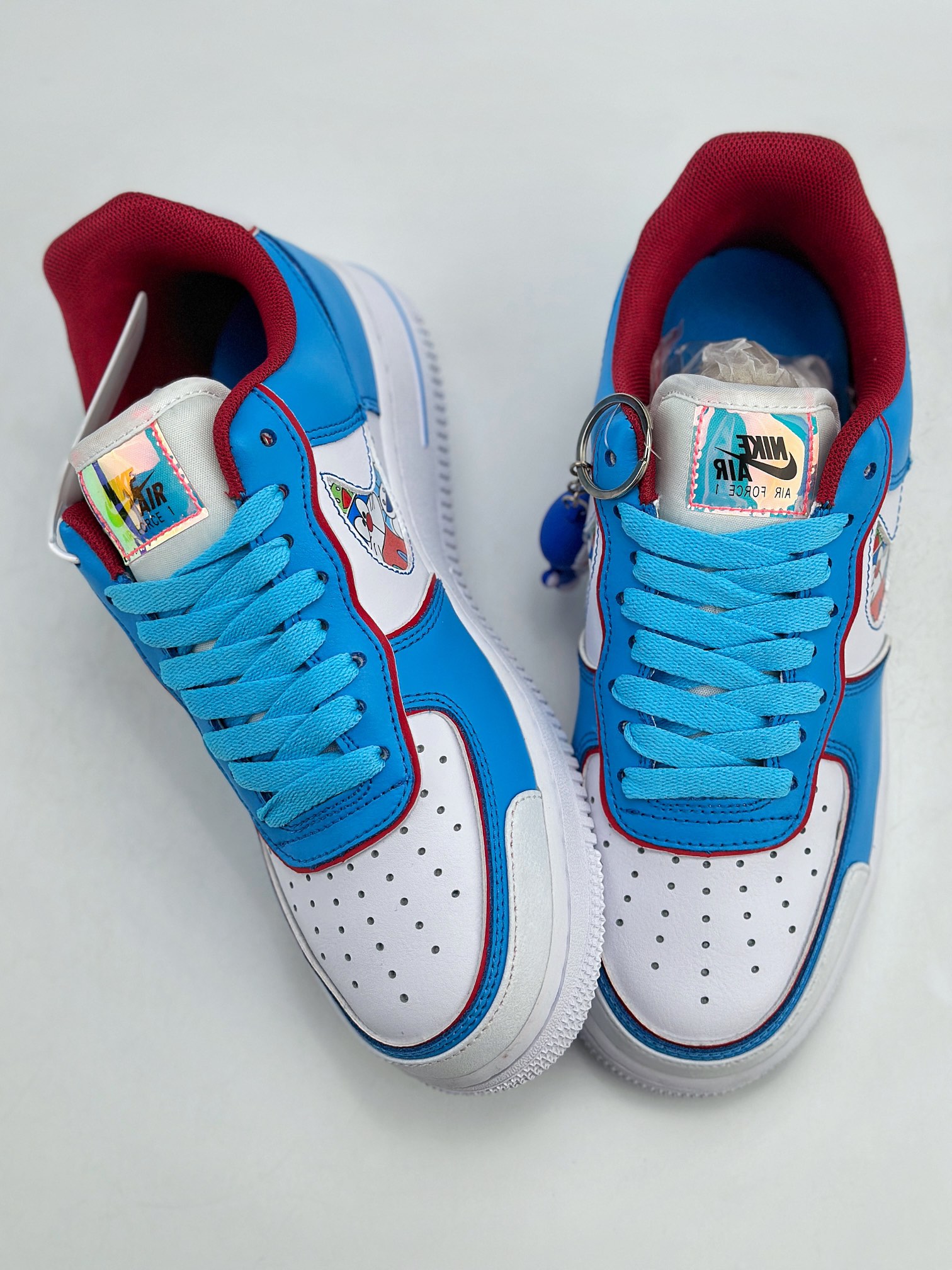 260 Nike Air Force 1 Low 07 哆啦A梦 白蓝 BQ8988-106