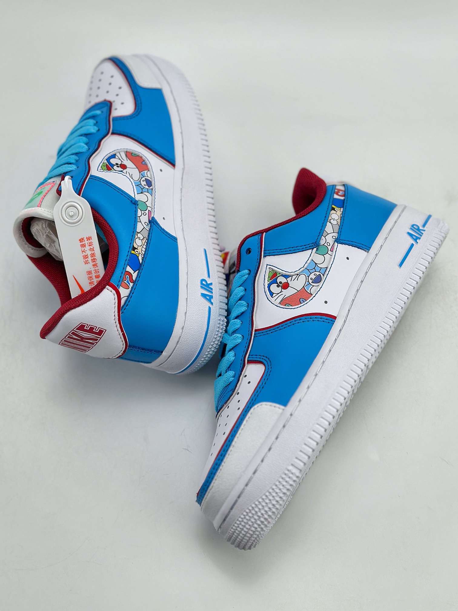 260 Nike Air Force 1 Low 07 哆啦A梦 白蓝 BQ8988-106