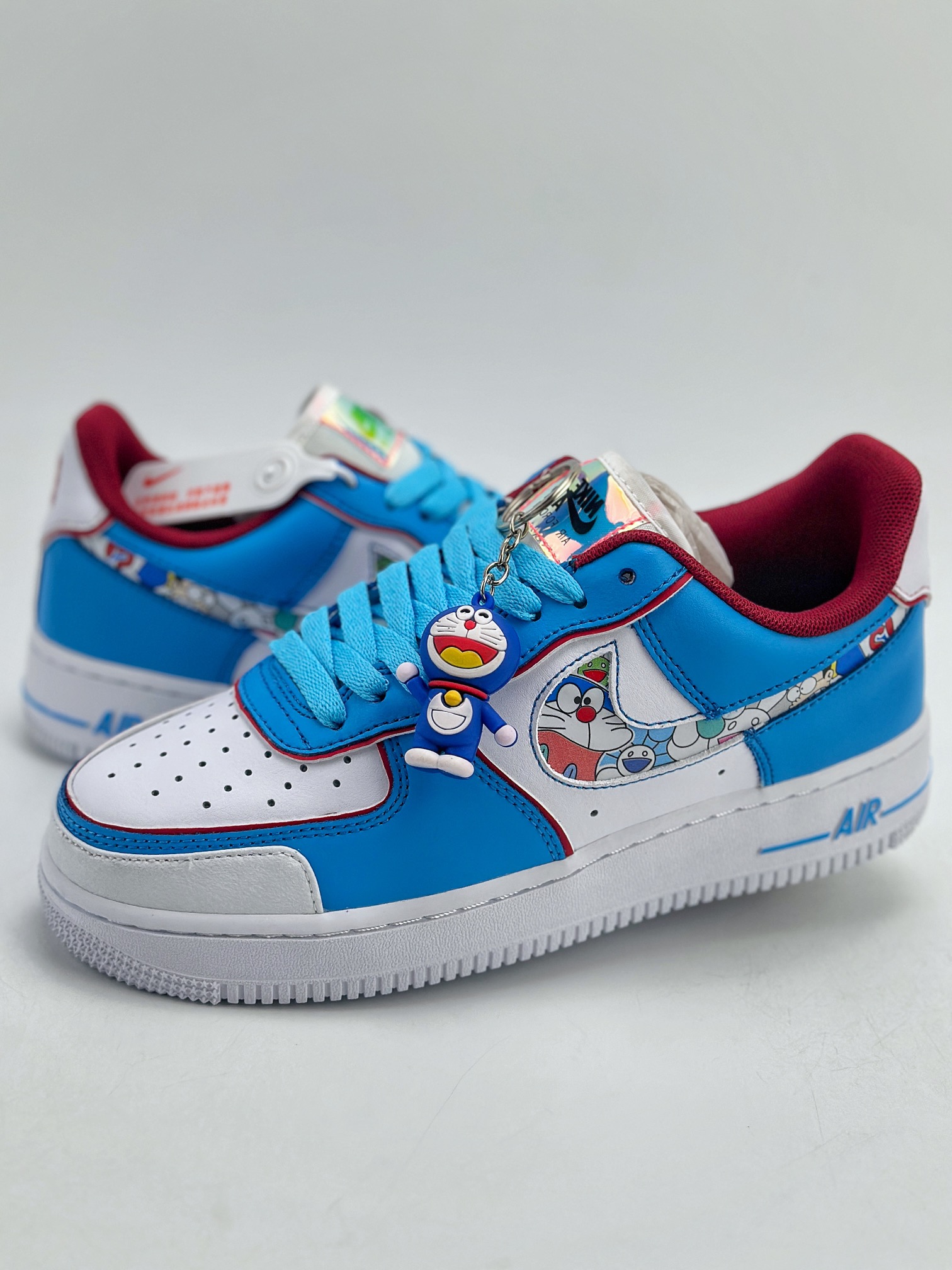 260 Nike Air Force 1 Low 07 哆啦A梦 白蓝 BQ8988-106