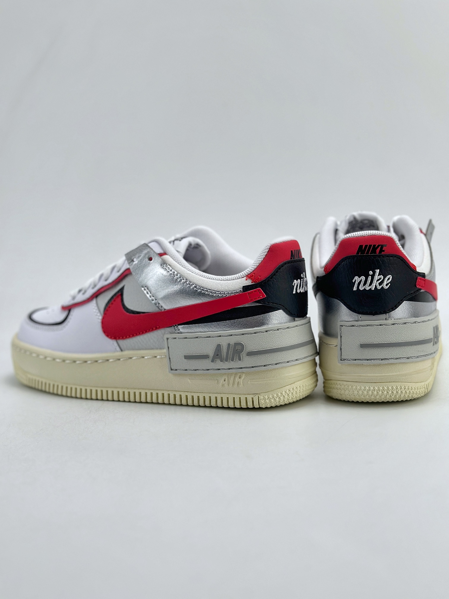 180 Nike Air Force 1 Low 07 Shadow 马卡龙 白红黑 FN6335-100
