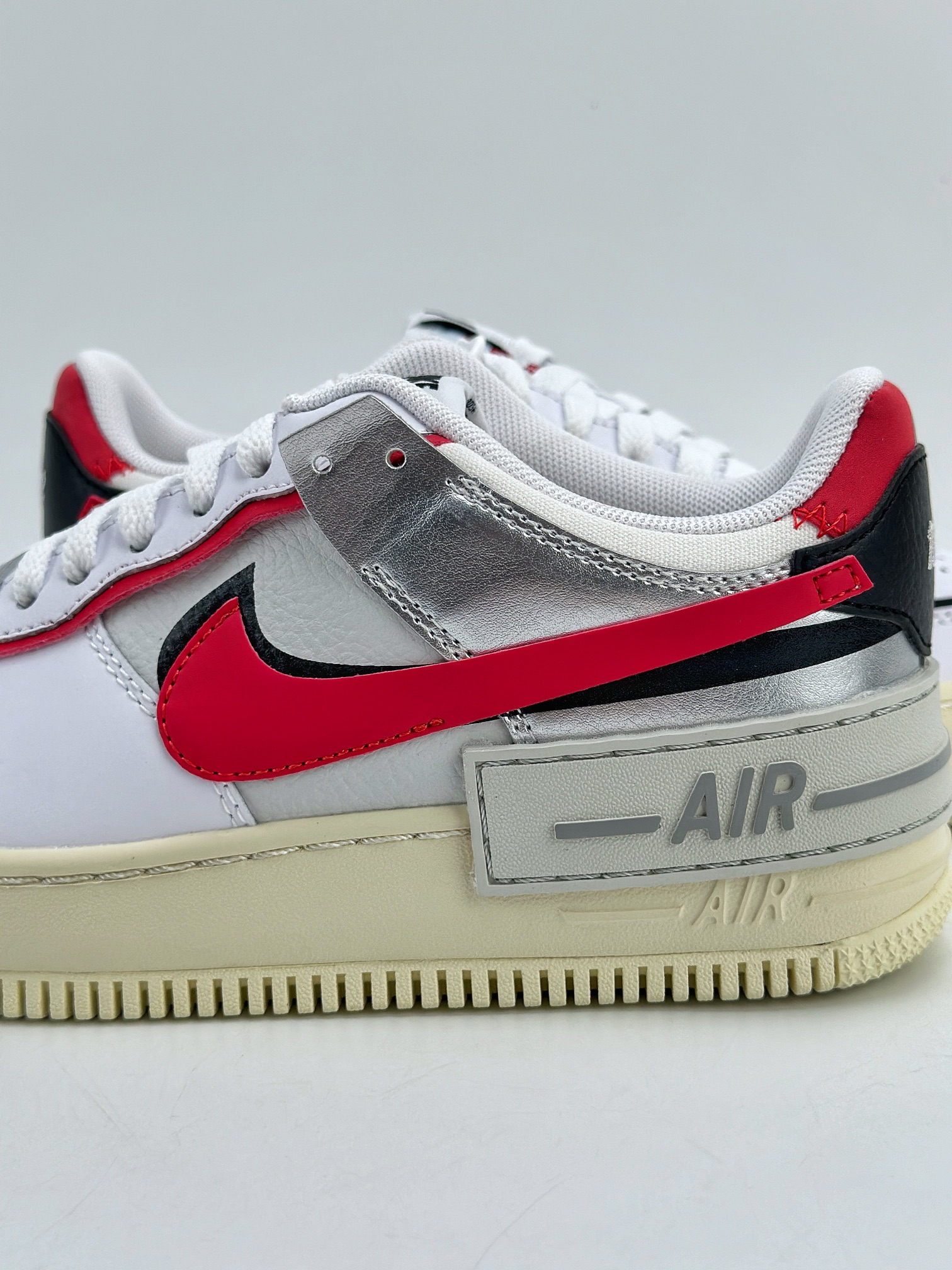 180 Nike Air Force 1 Low 07 Shadow 马卡龙 白红黑 FN6335-100