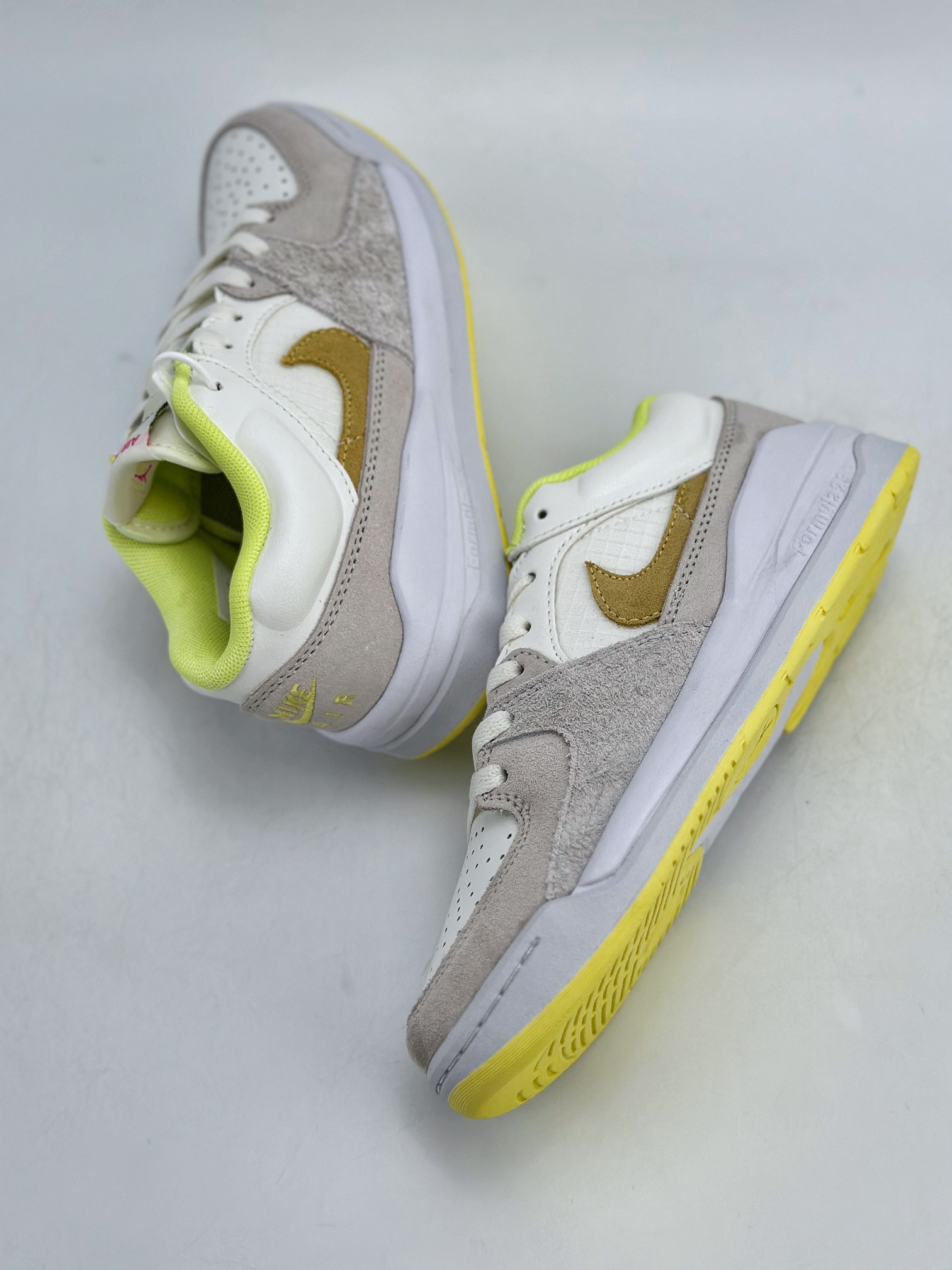 190 耐克Nike Jordan Stadium 90 白灰黄 乔丹90年代体育场系列低帮复古运动篮球鞋DX4399-181