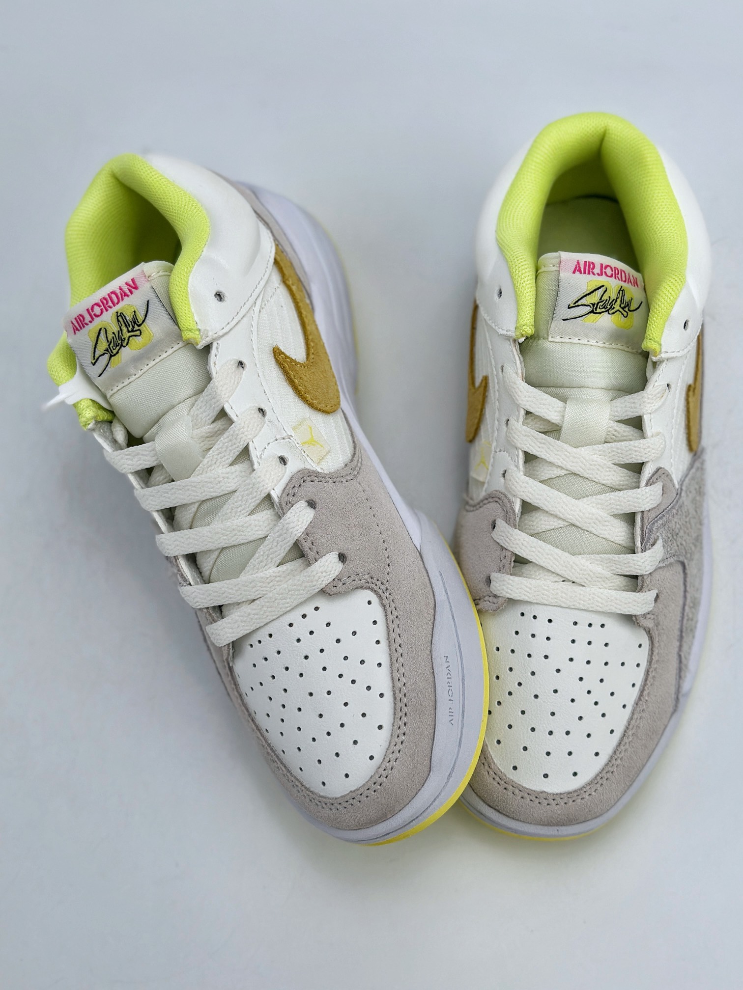 190 耐克Nike Jordan Stadium 90 白灰黄 乔丹90年代体育场系列低帮复古运动篮球鞋DX4399-181