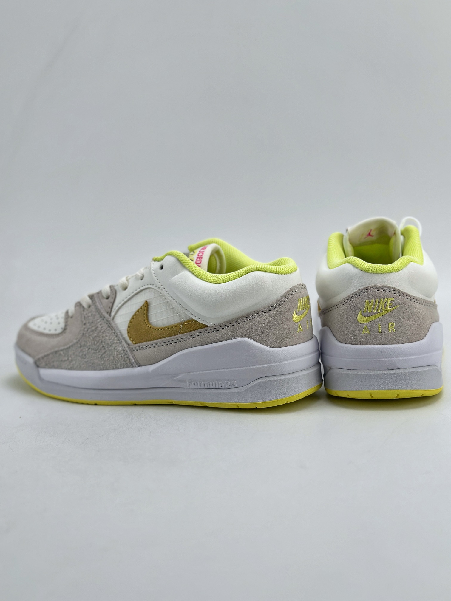 190 耐克Nike Jordan Stadium 90 白灰黄 乔丹90年代体育场系列低帮复古运动篮球鞋DX4399-181