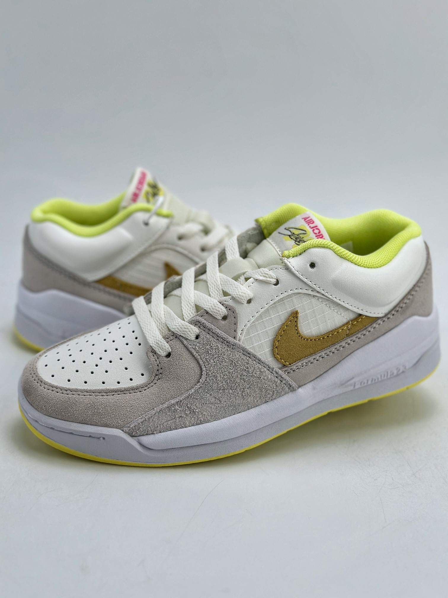 190 耐克Nike Jordan Stadium 90 白灰黄 乔丹90年代体育场系列低帮复古运动篮球鞋DX4399-181