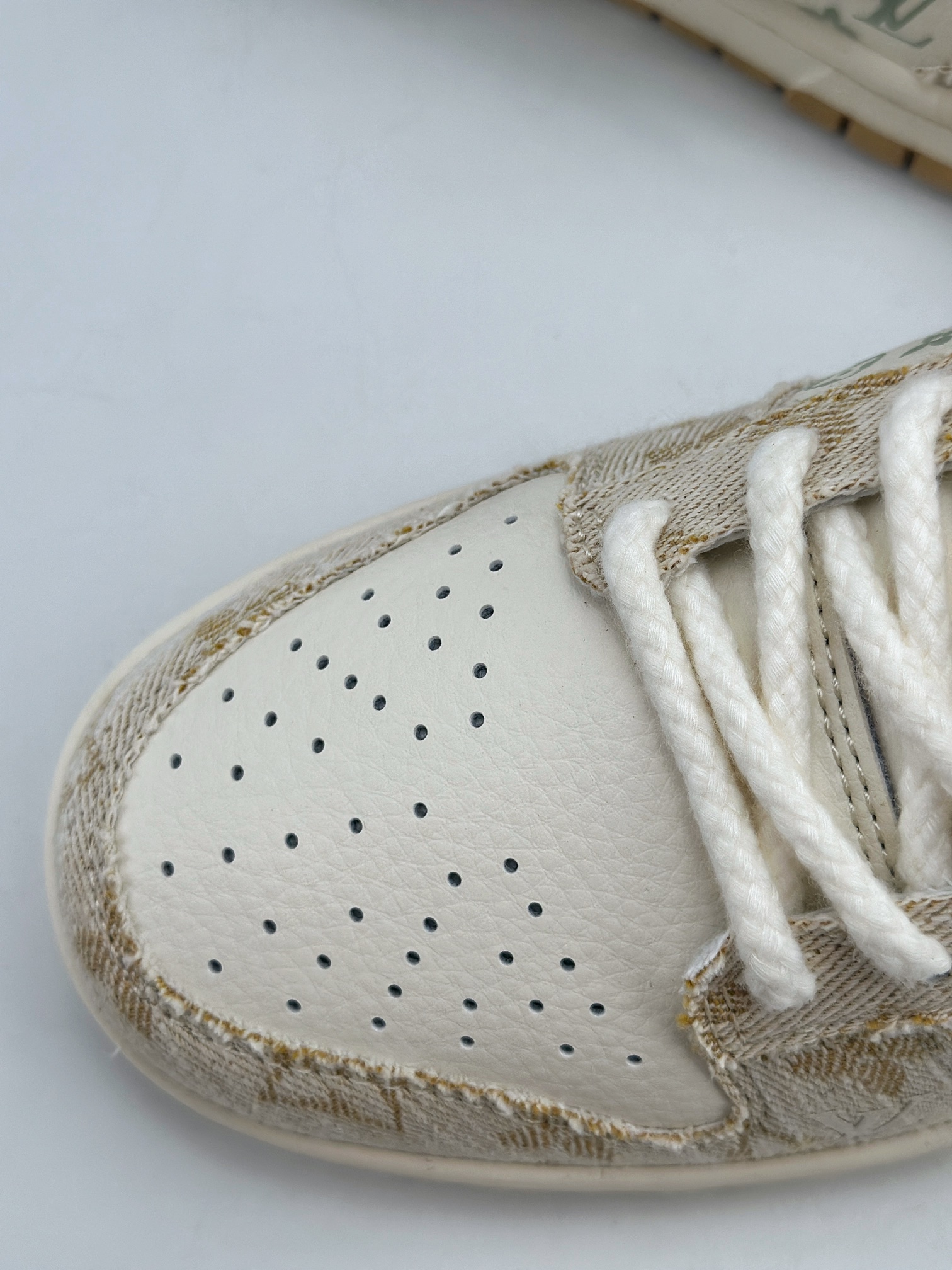280 Nike SB Dunk Low x Louis Vuitton 白米棕牛仔布 SJ2068-258