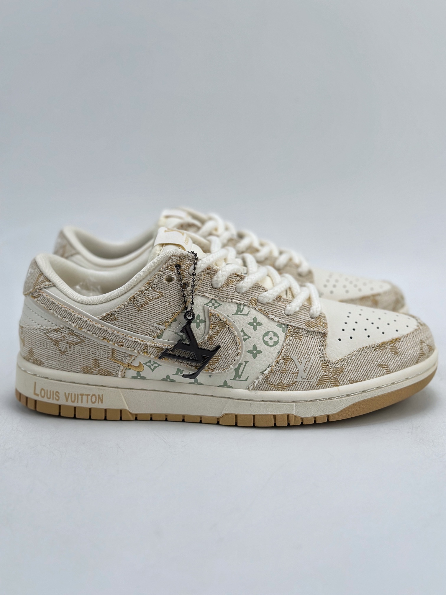280 Nike SB Dunk Low x Louis Vuitton 白米棕牛仔布 SJ2068-258